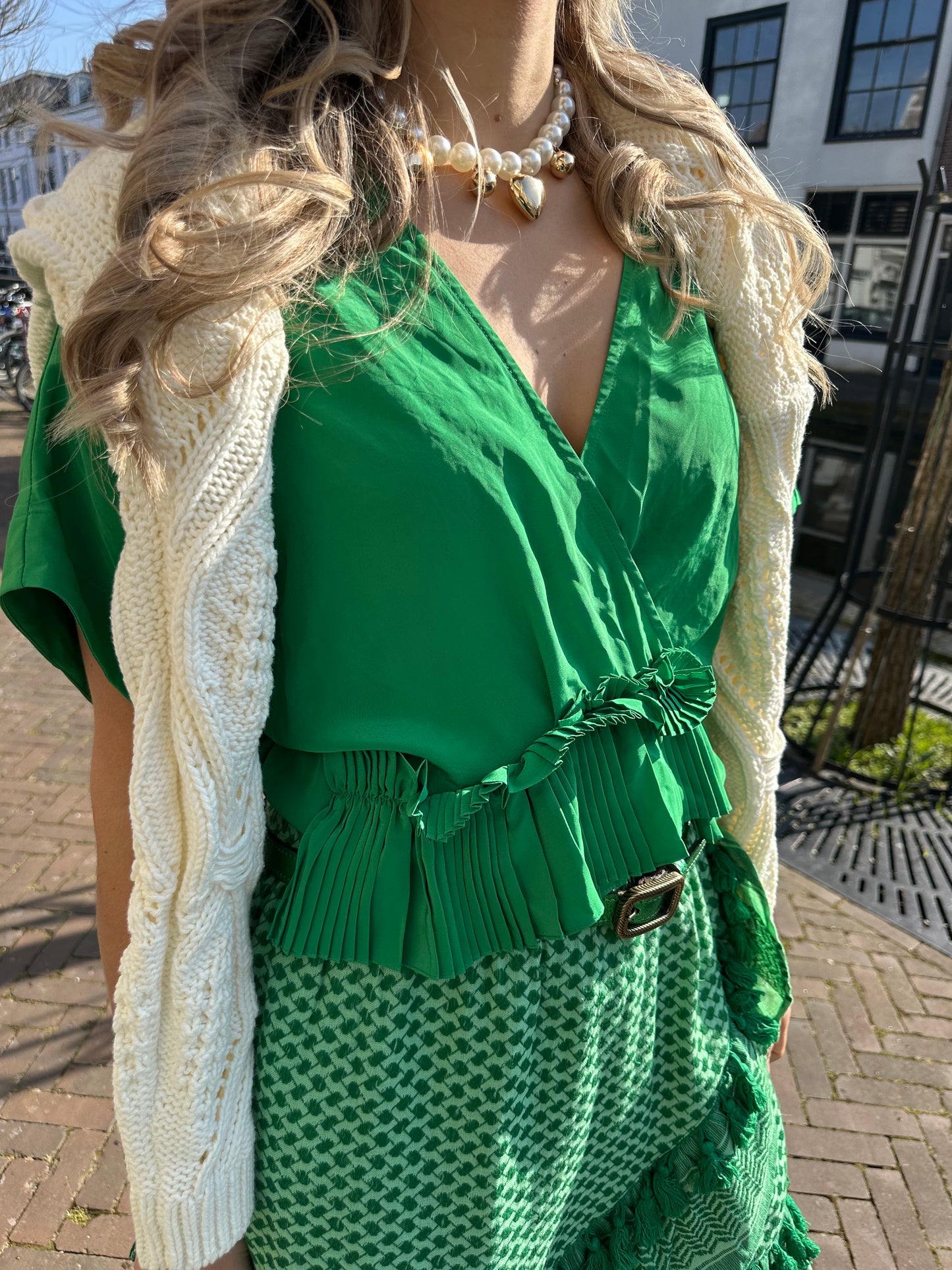 Chemisier PAROSH vert