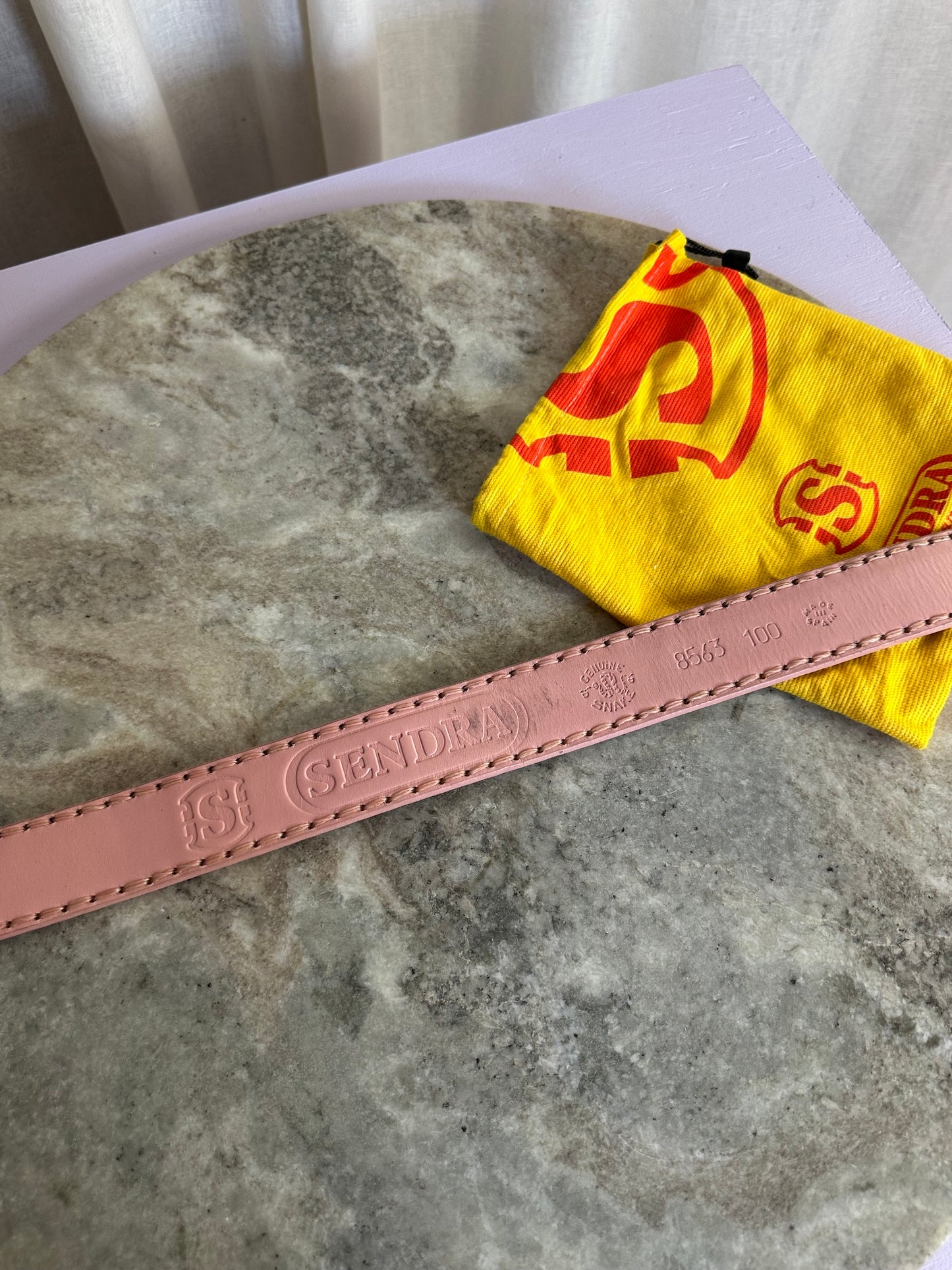 Riem Sendra slangenprint roze