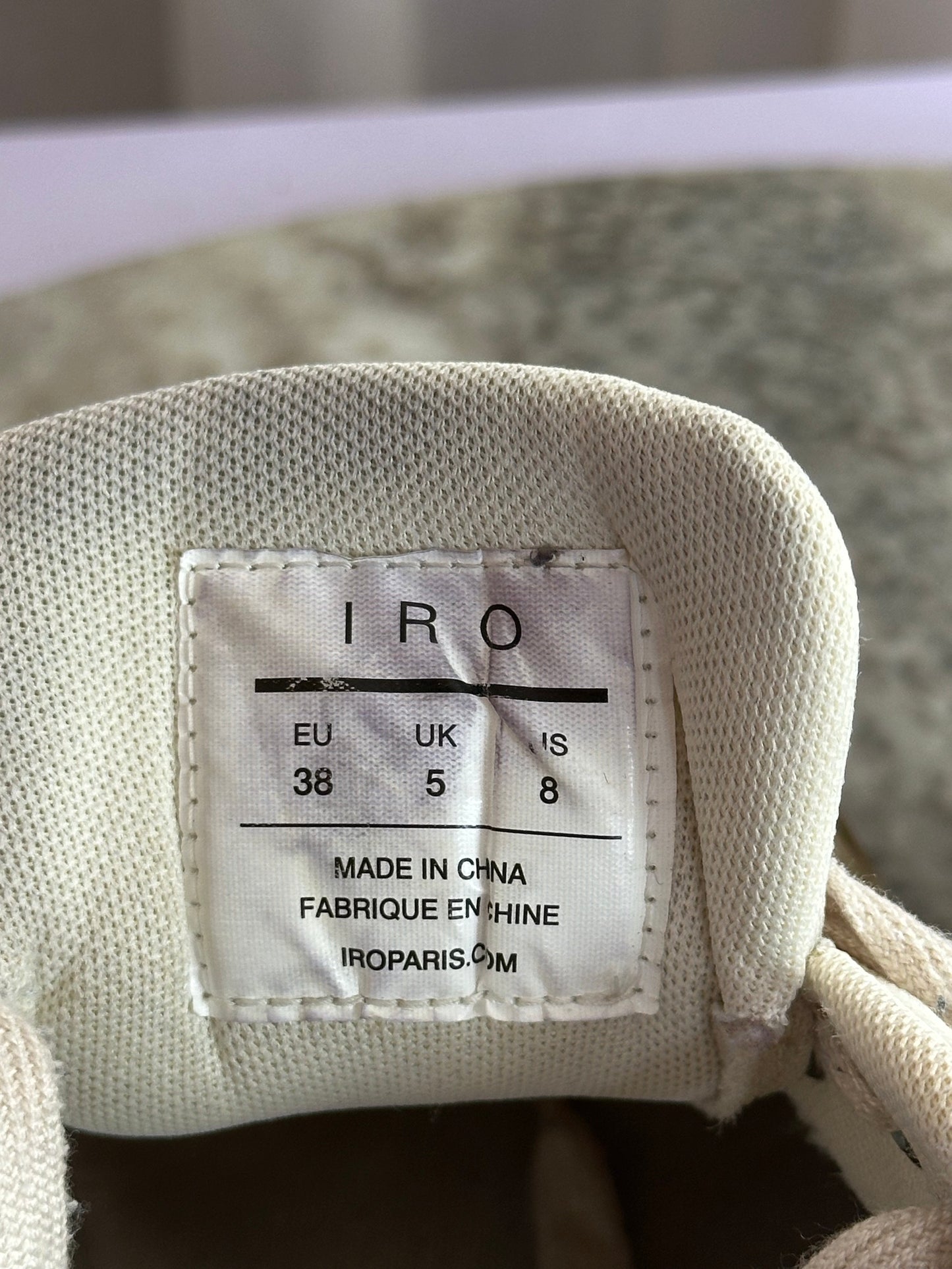 Sneakers IRO beige - Maat 38