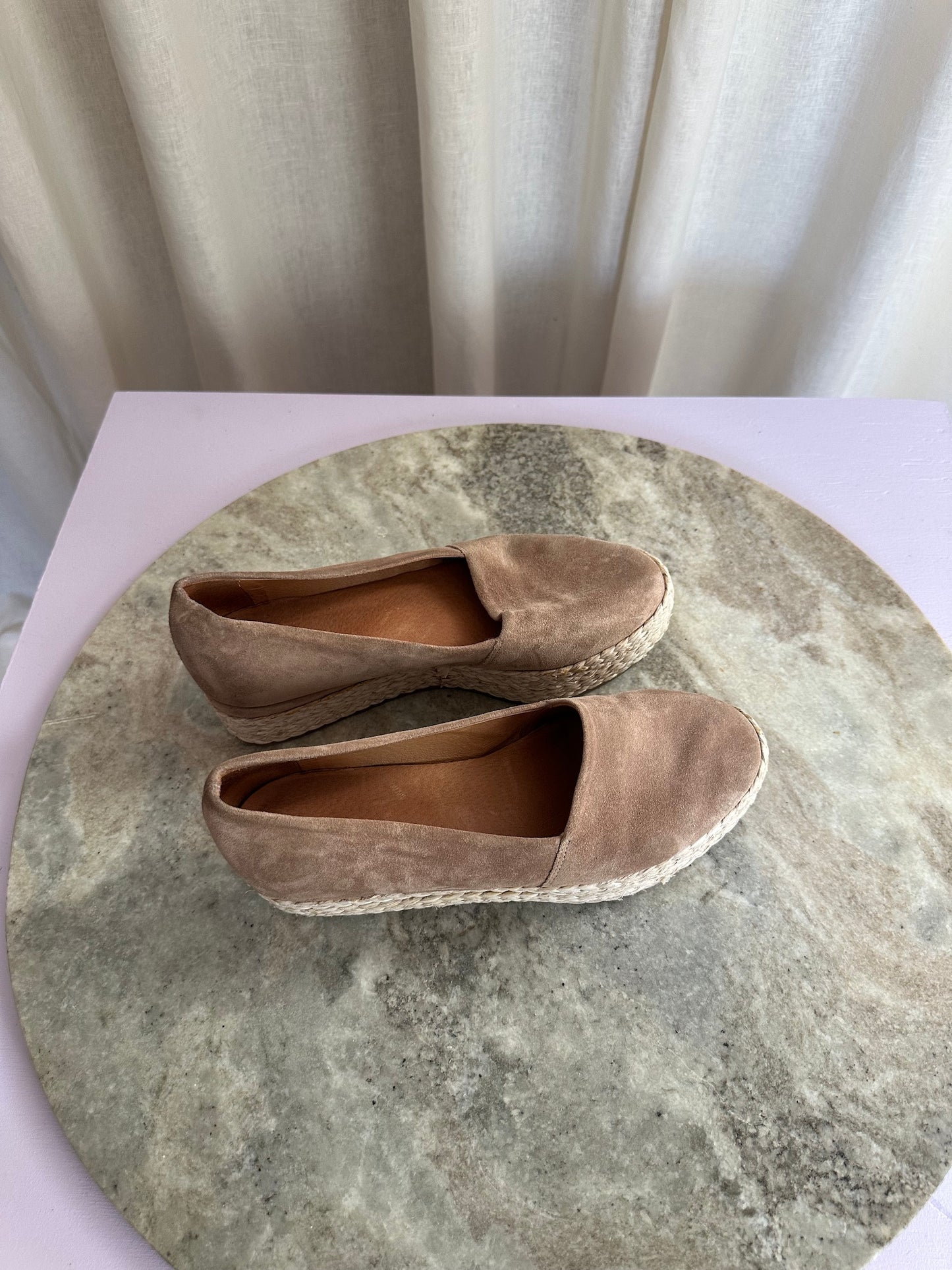 Espradilles ViaVai suede bruin - Maat 38