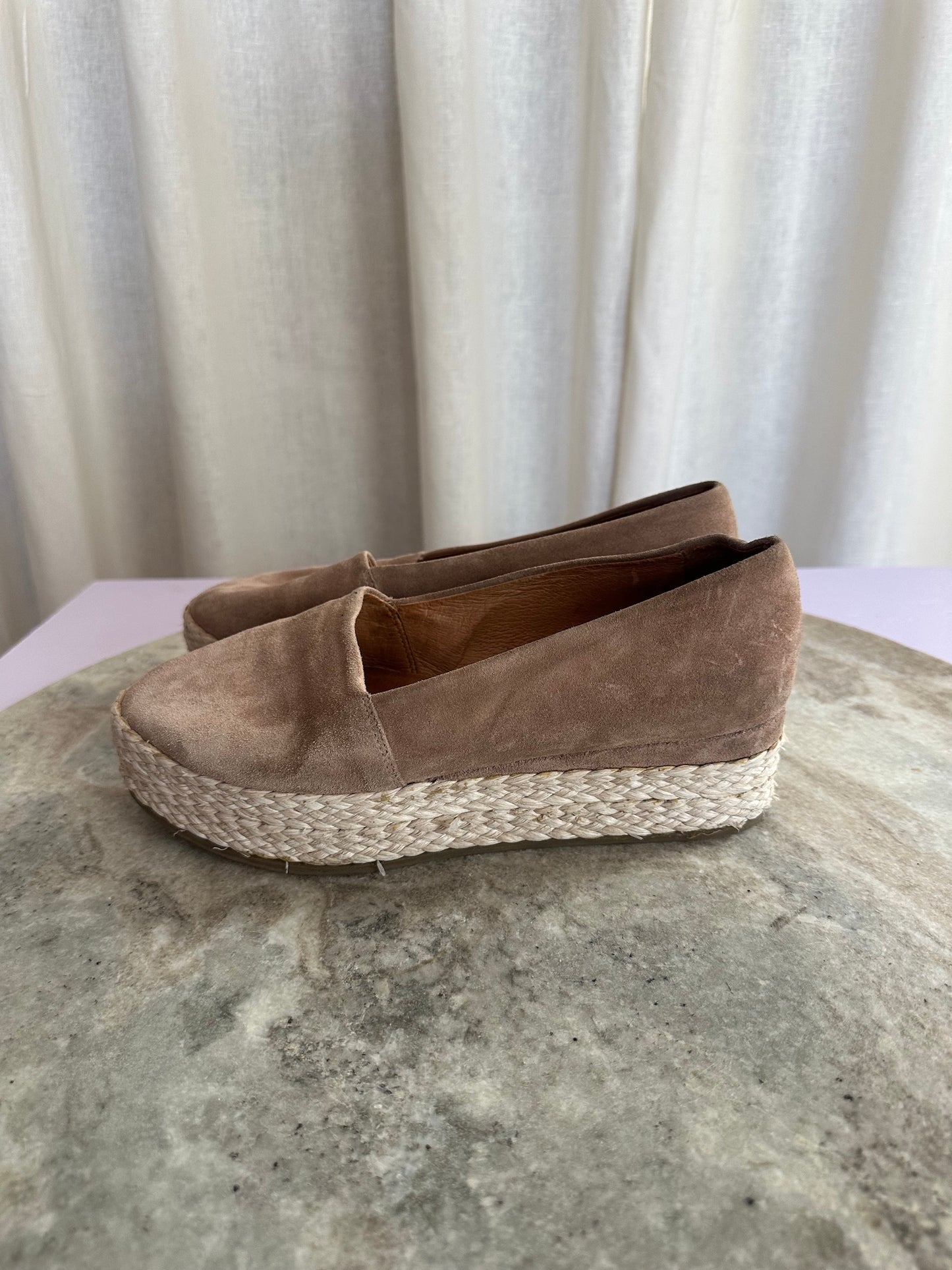 Espradilles ViaVai suede bruin - Maat 38