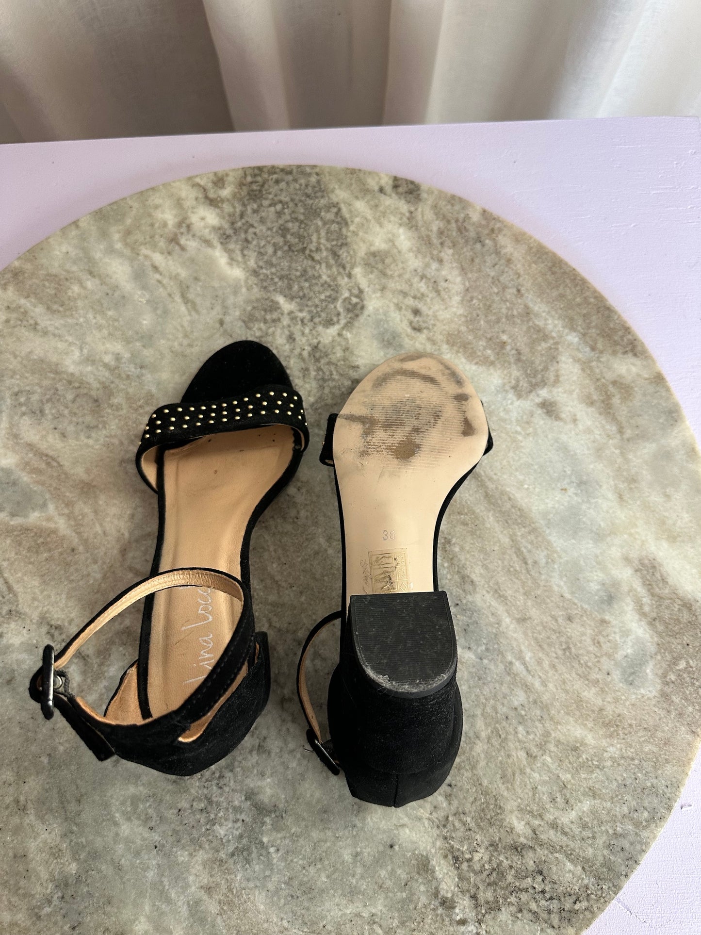Hakken Lina Locchi zwart - Maat 38