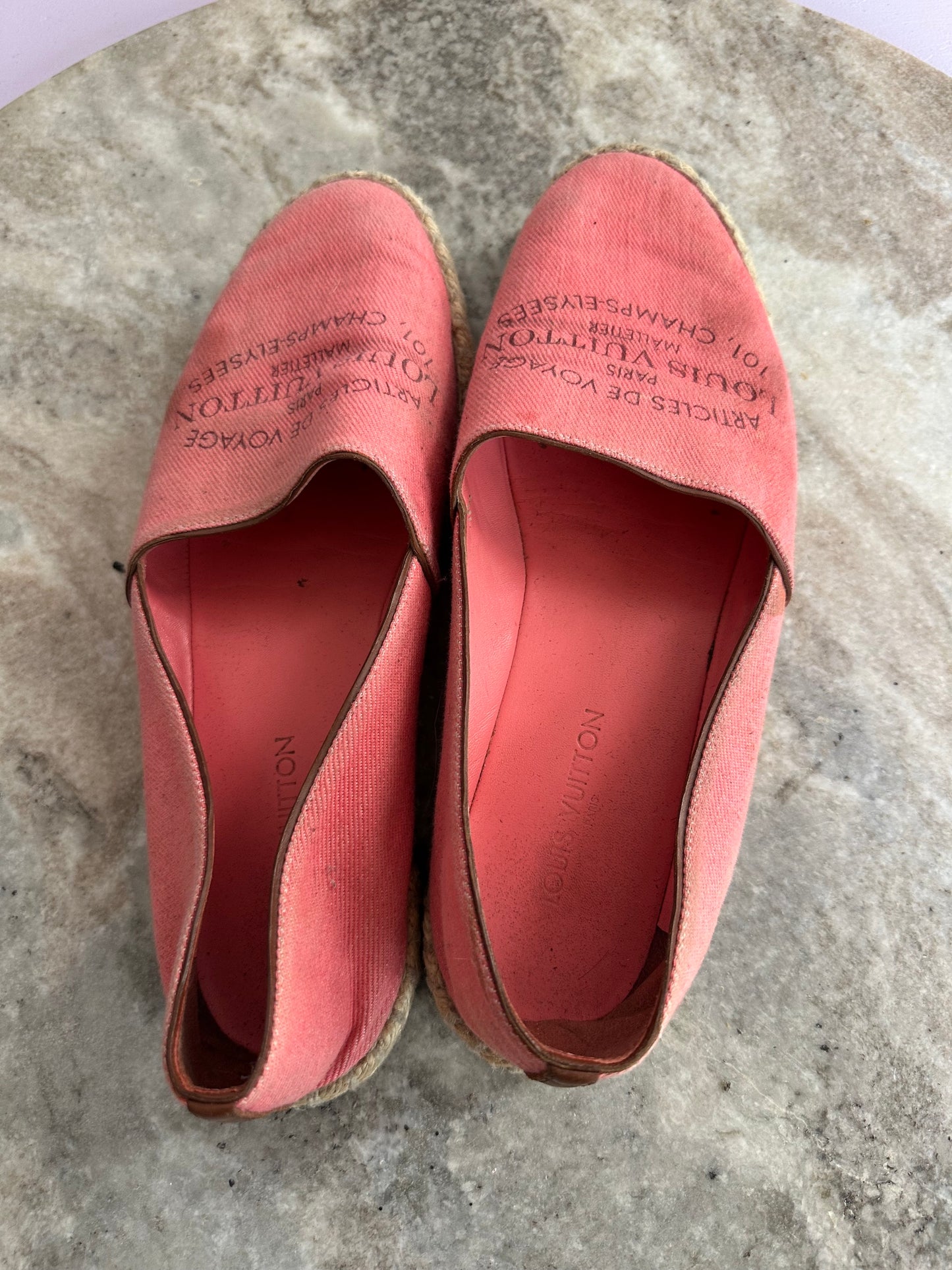 Espradilles Louis Vuitton koraal - Maat 38