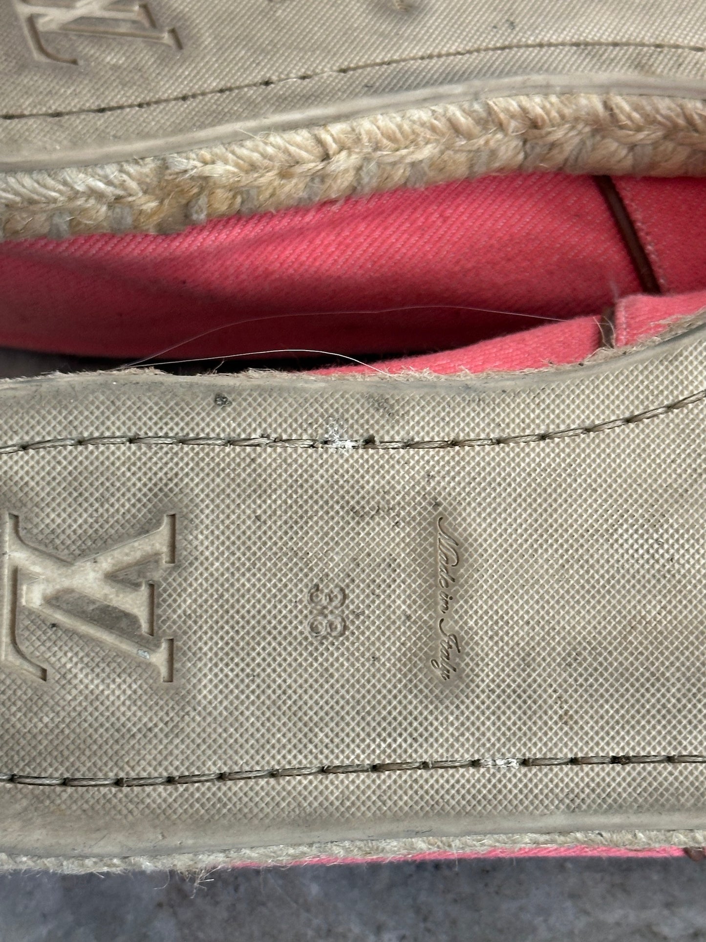 Espradilles Louis Vuitton koraal - Maat 38