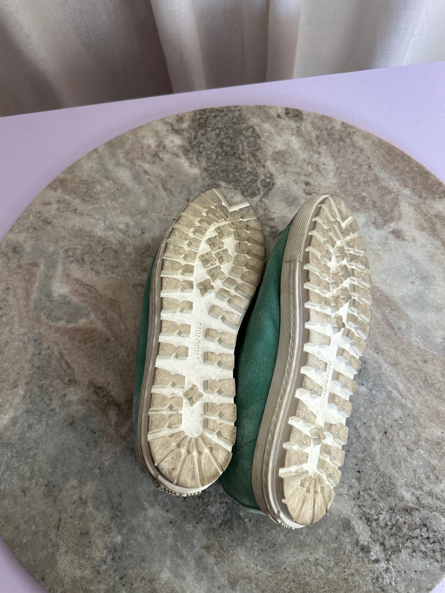 Sneakers MiuMiu mintgroen - Maat 38