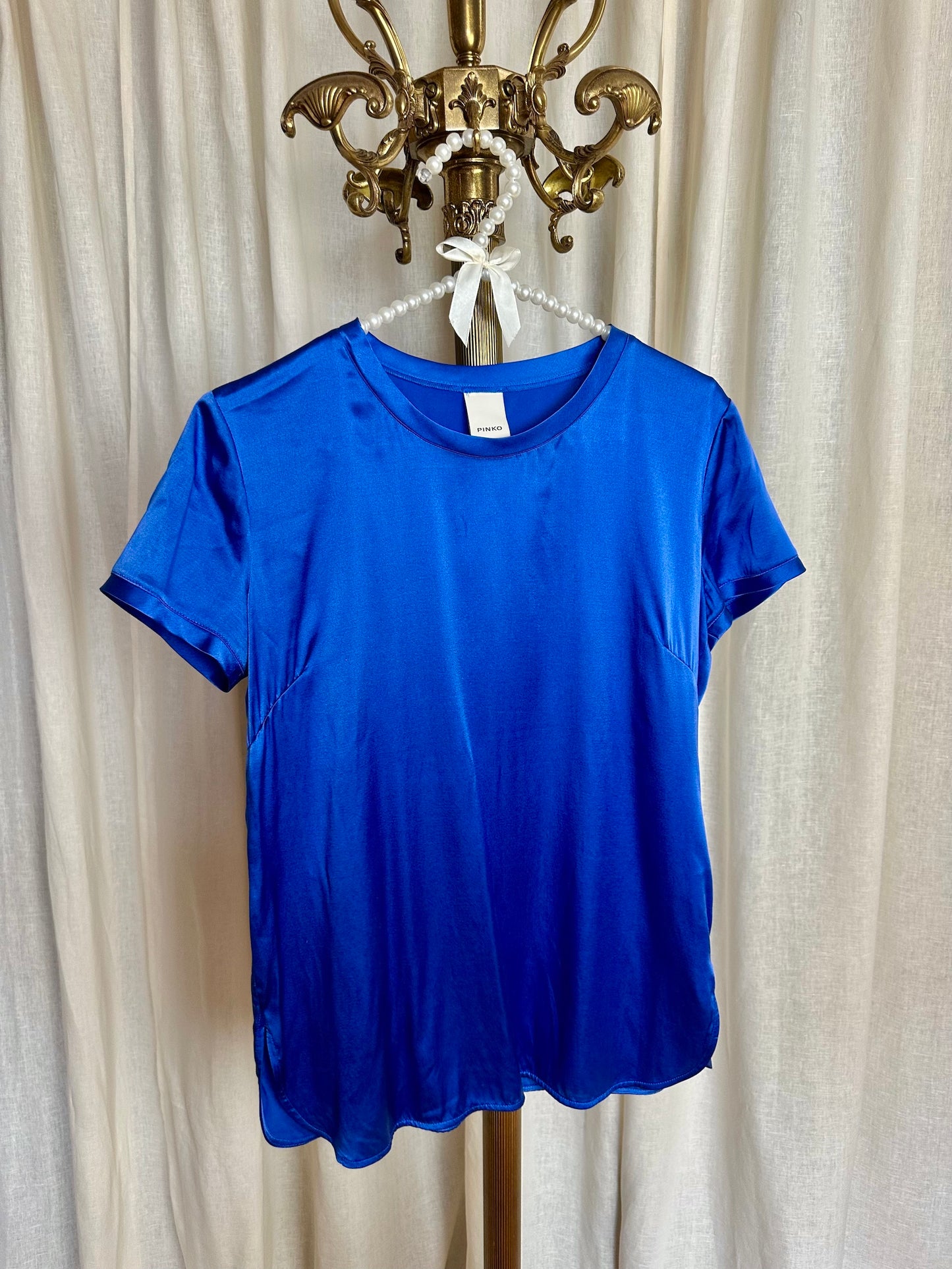 Top PINKO cobalt - Maat XS