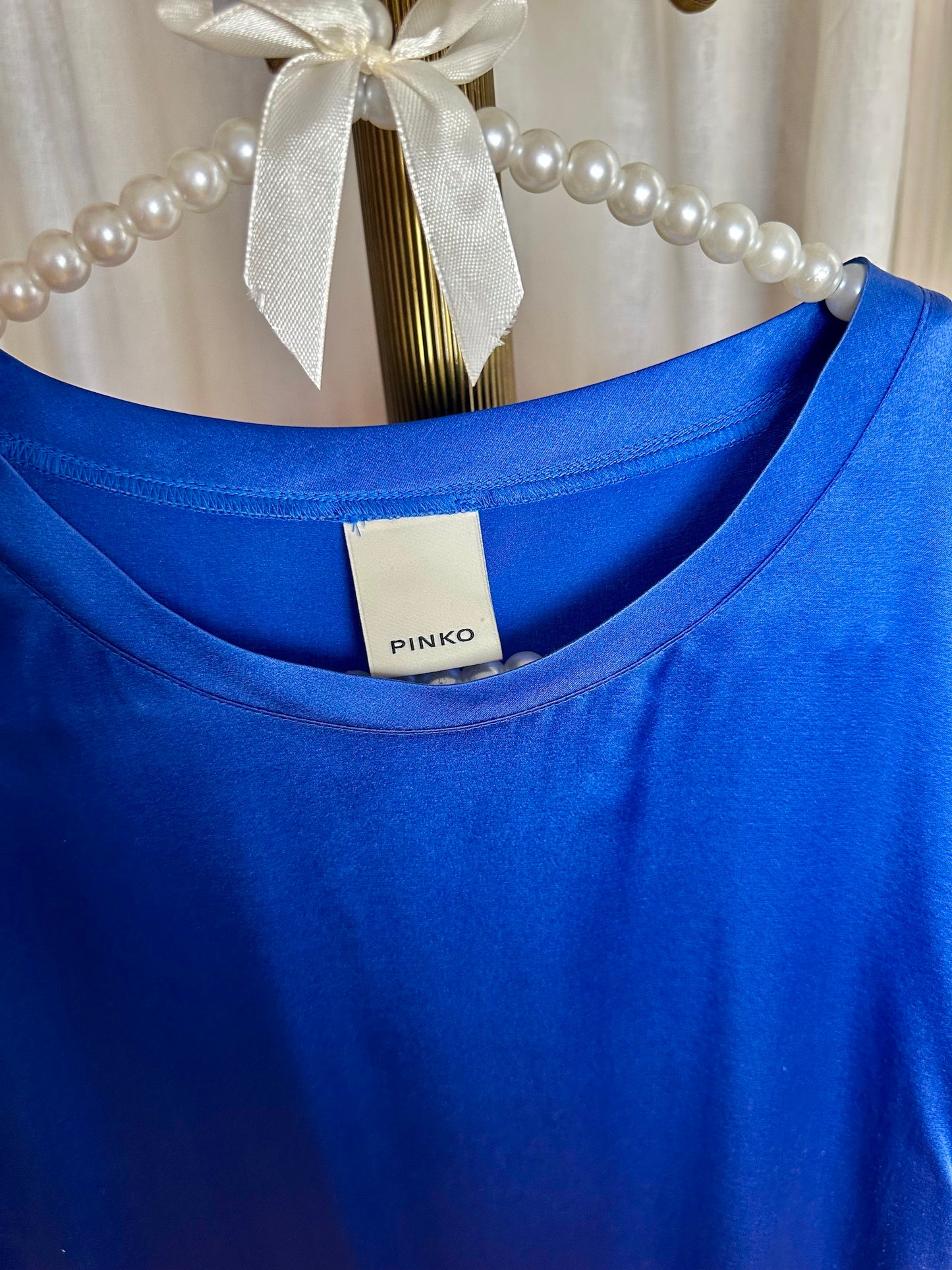 Top PINKO cobalt - Maat XS