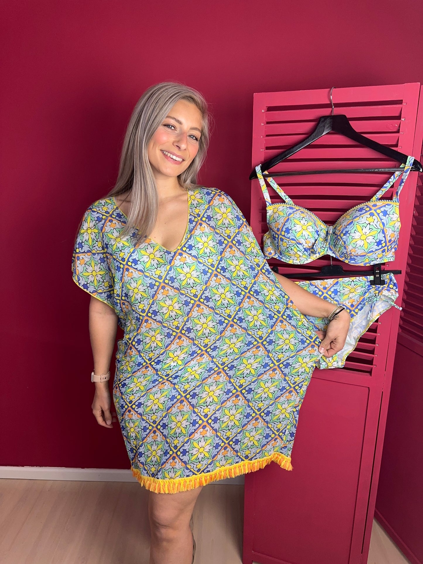 3-delige set Antigel Bikini & Tuniek - Maat 90C