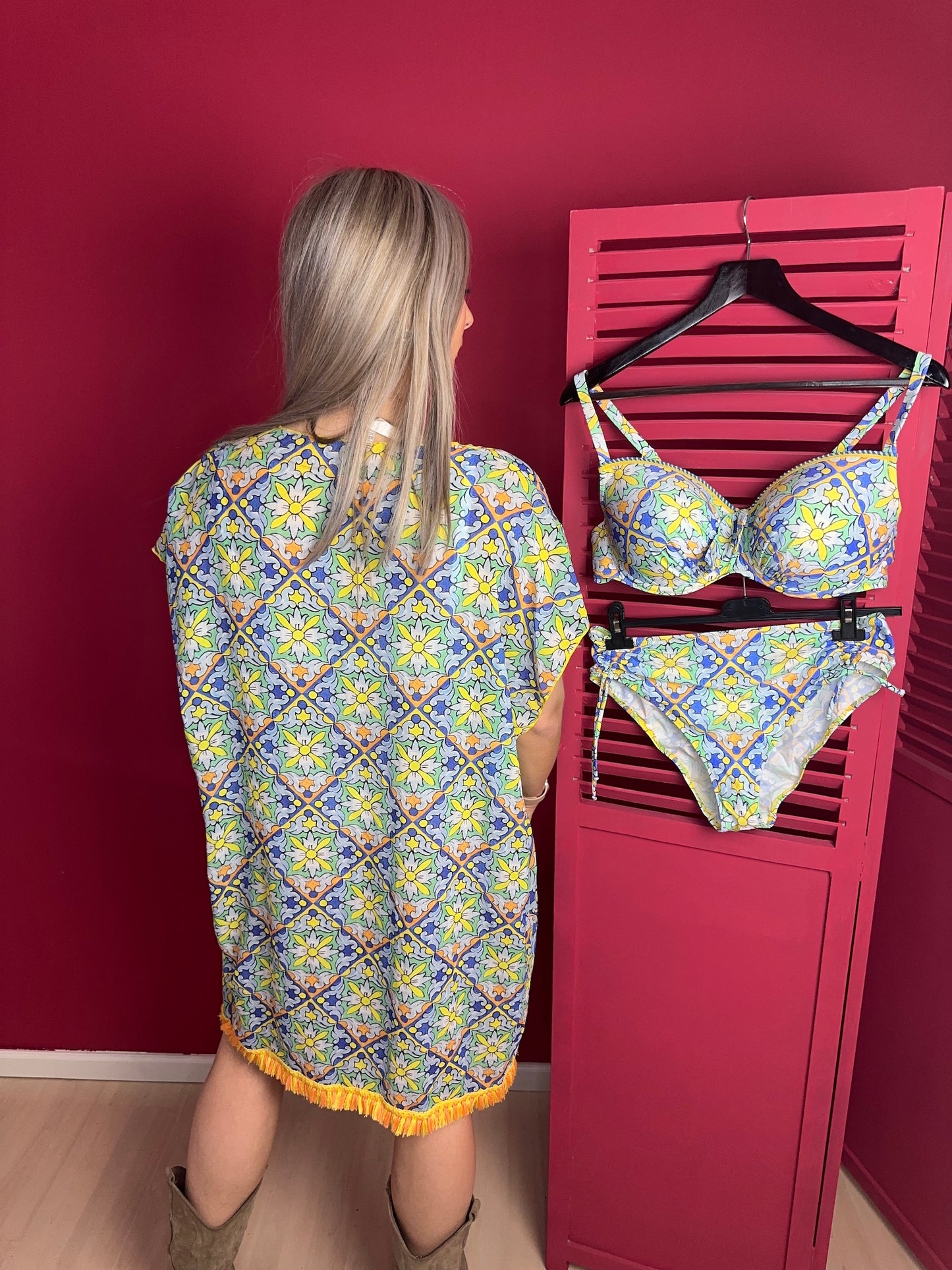 3-delige set Antigel Bikini & Tuniek - Maat 90C