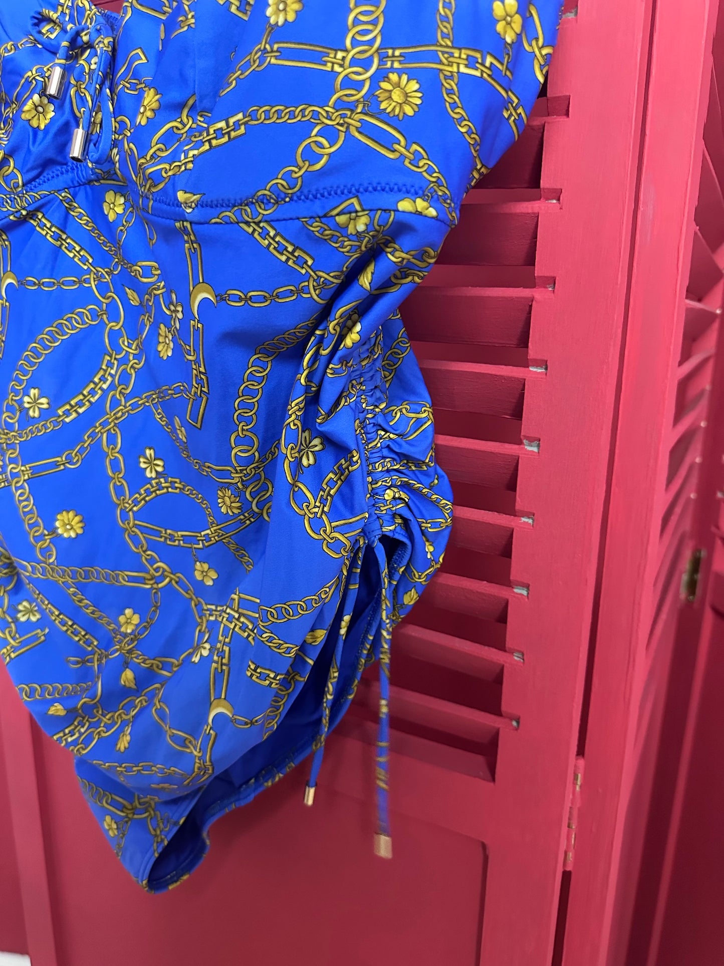 2-delige set Prima Donna Tuniek & Badpak cobalt kettingen - Maat 90E