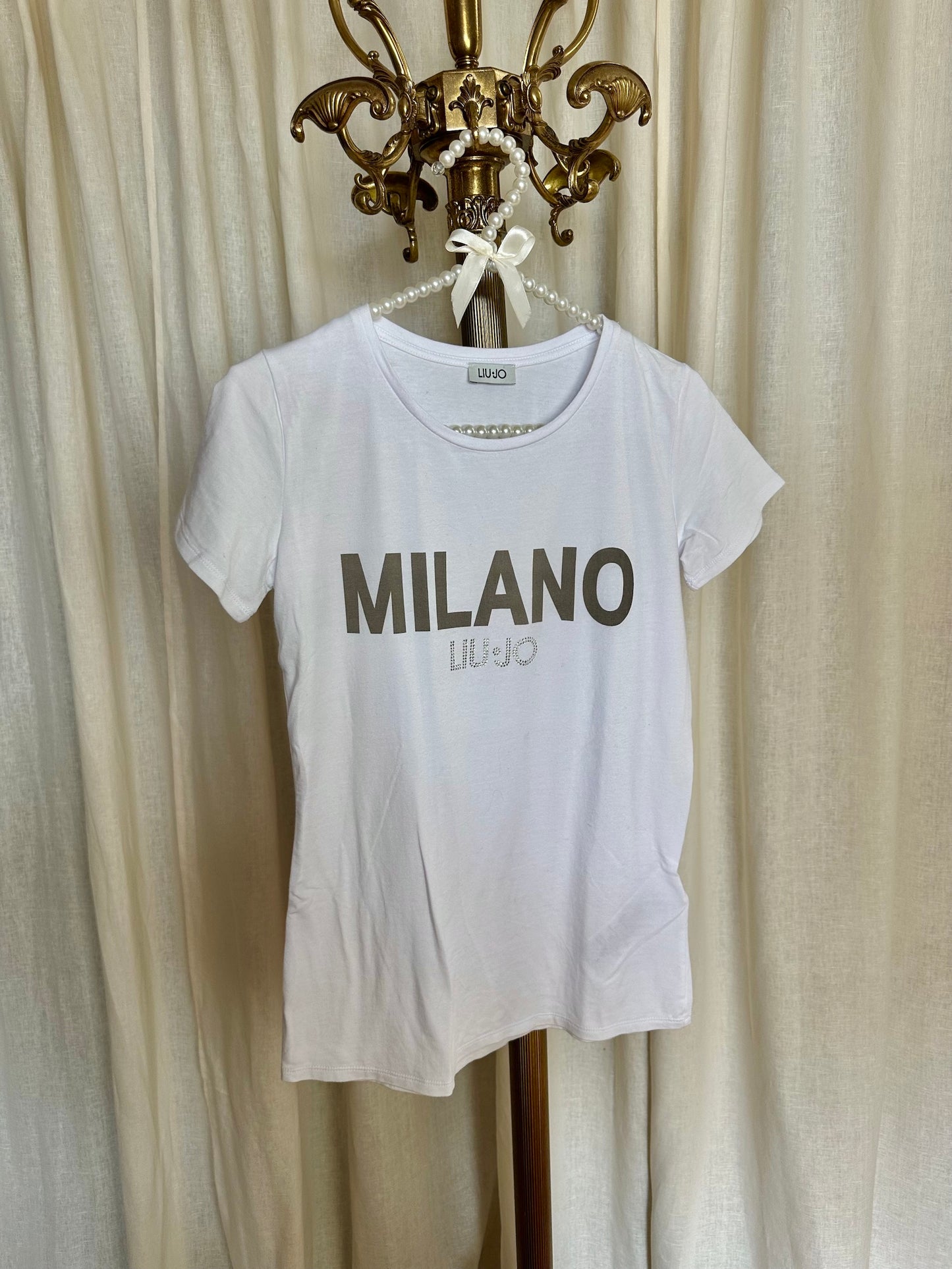 T-shirt Liu Jo Milano wit - Maat S
