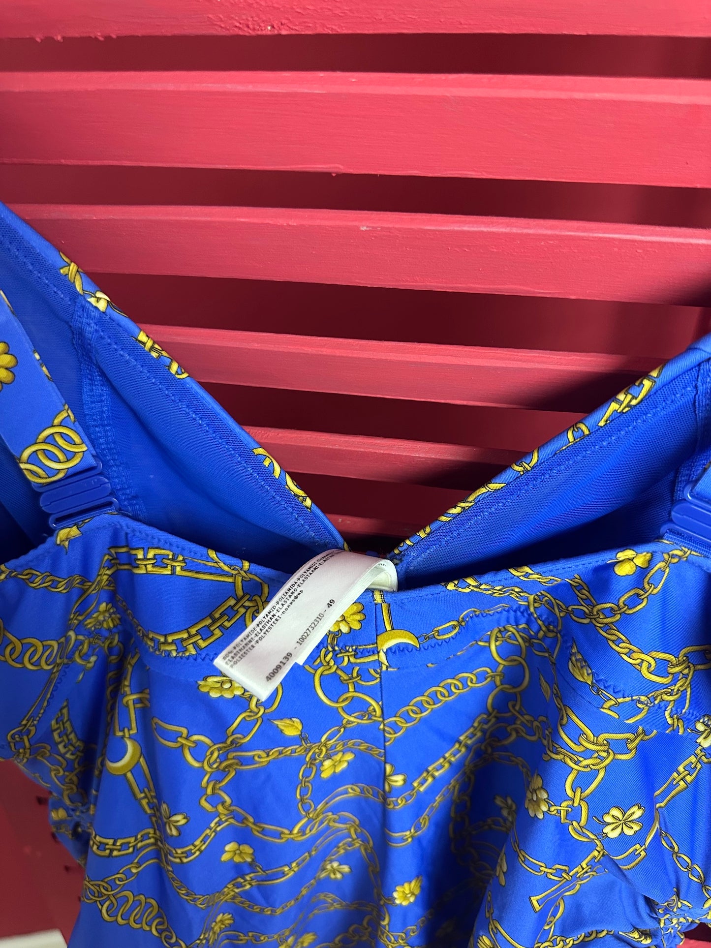 2-delige set Prima Donna Tuniek & Badpak cobalt kettingen - Maat 90E