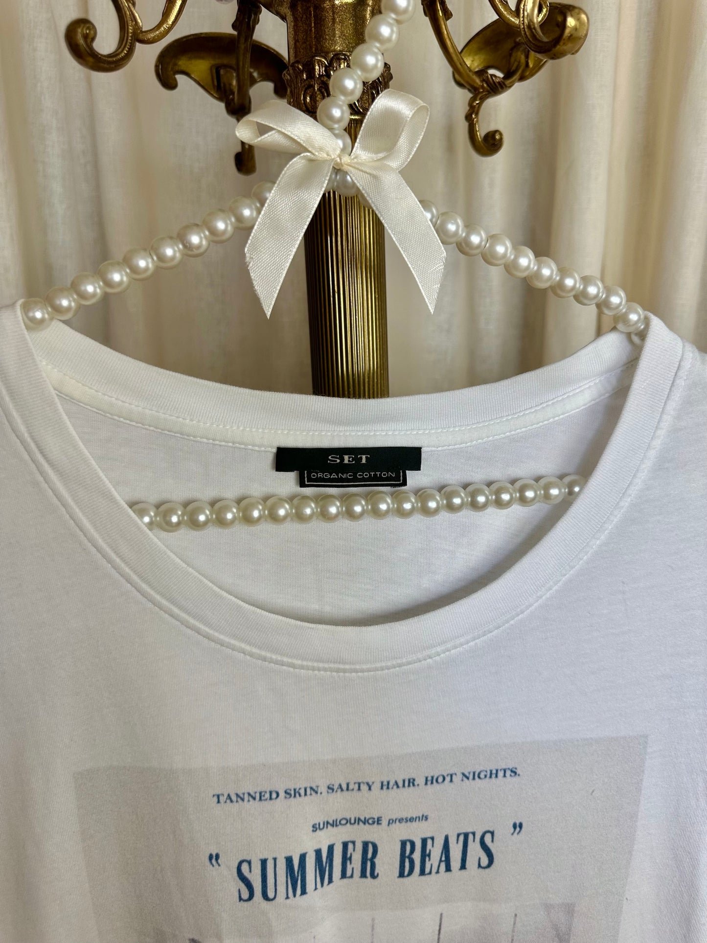 T-shirt SET wit 'Summer' - Maat 38