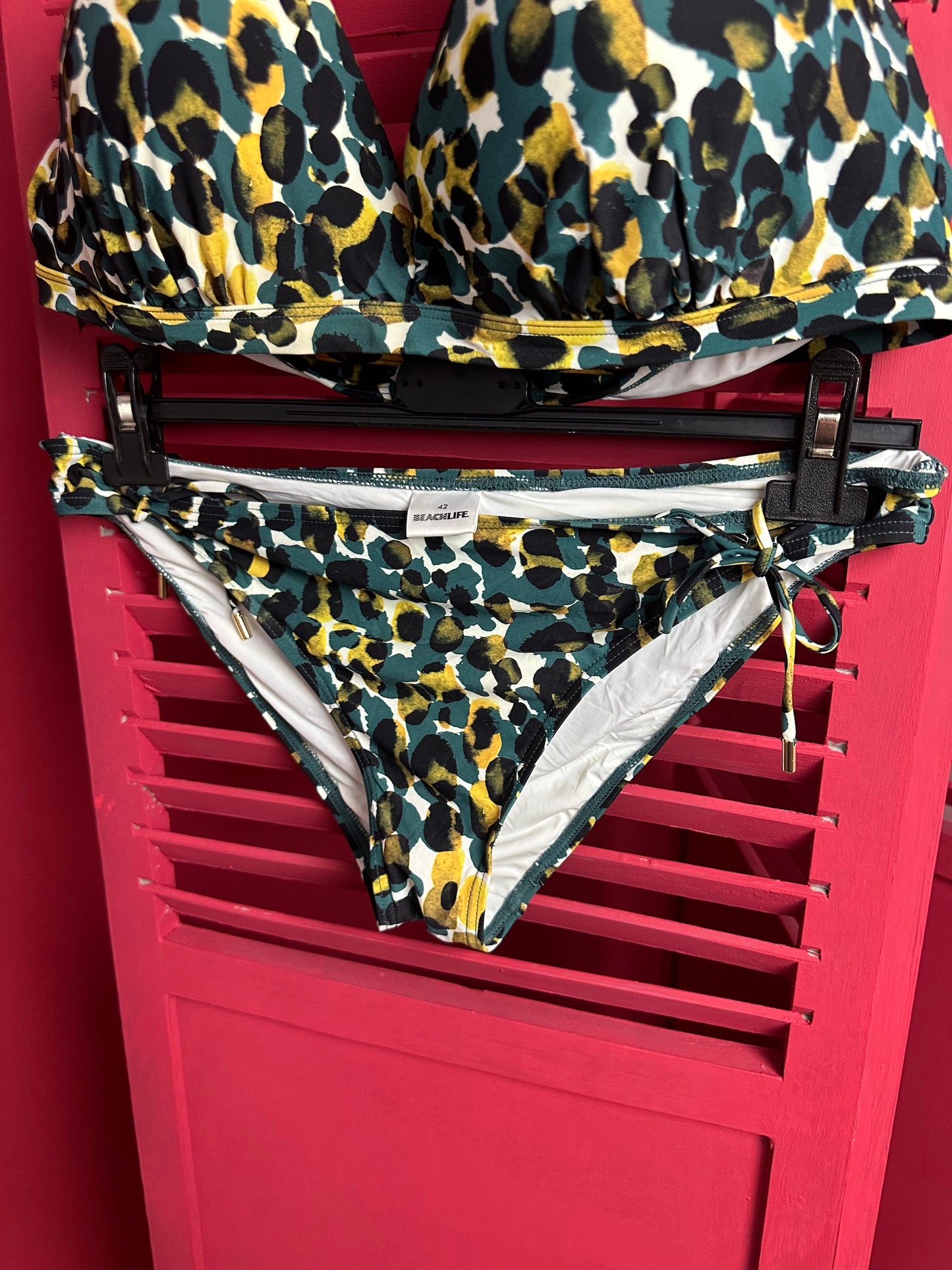 Set Beachlife bikini & Wikkelrok - Maat L/XL