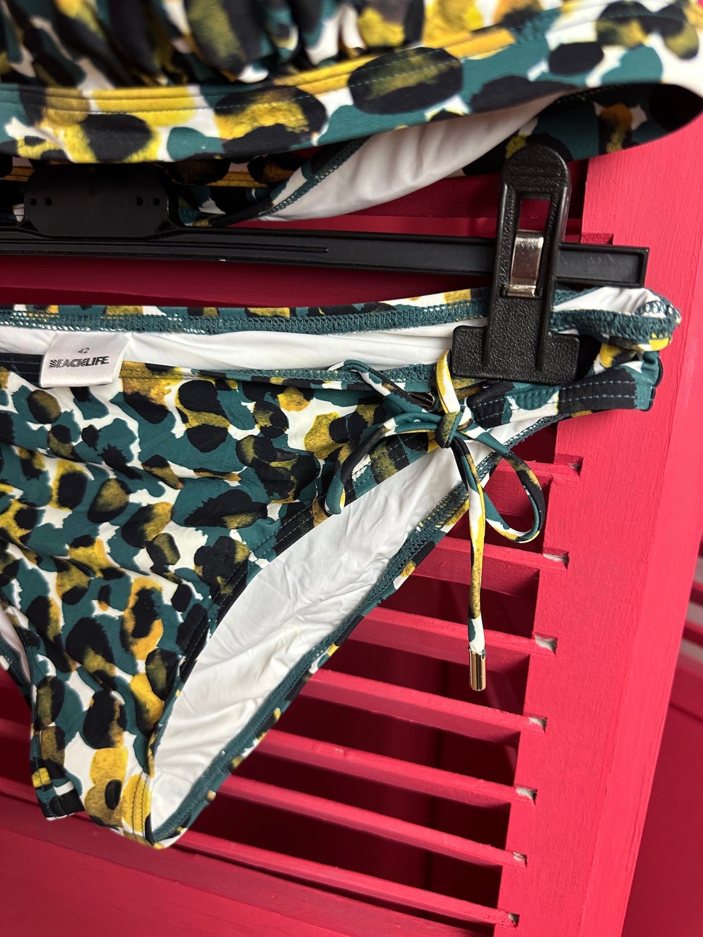 Set Beachlife bikini & Wikkelrok - Maat L/XL