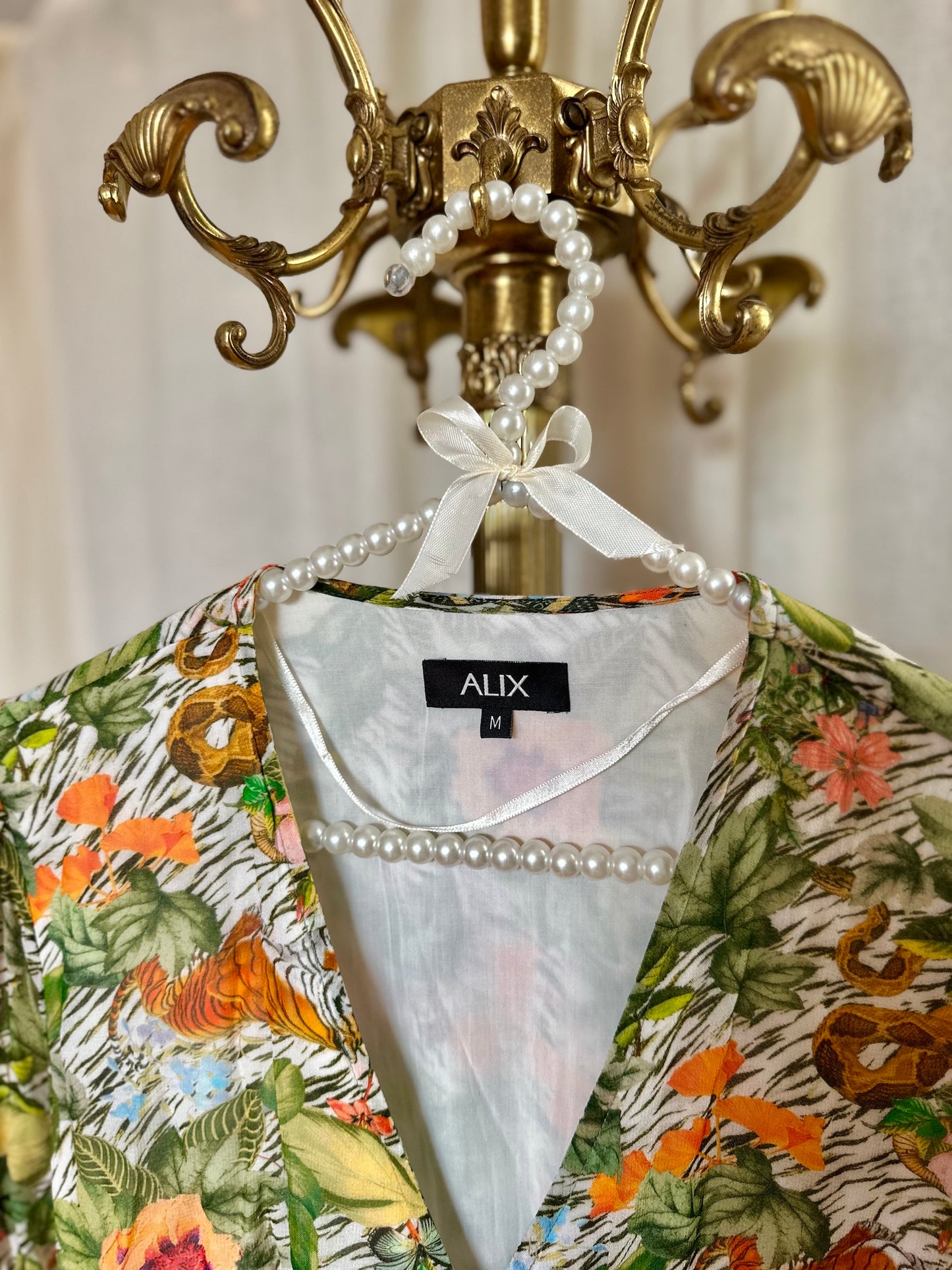Jurk Alix print meerkleurig - Maat M