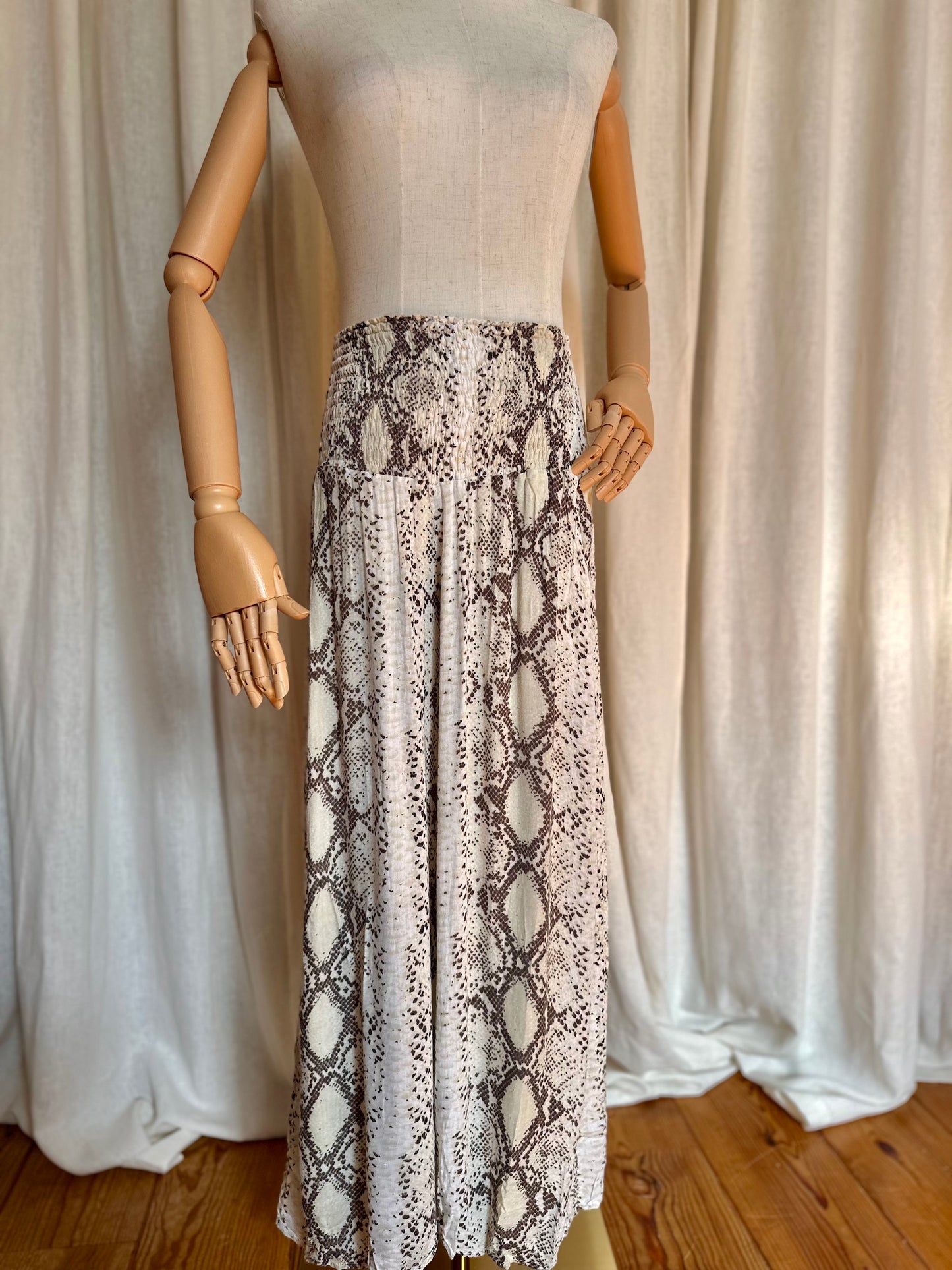 Broek Hot Lava slangenprint - Maat S/M