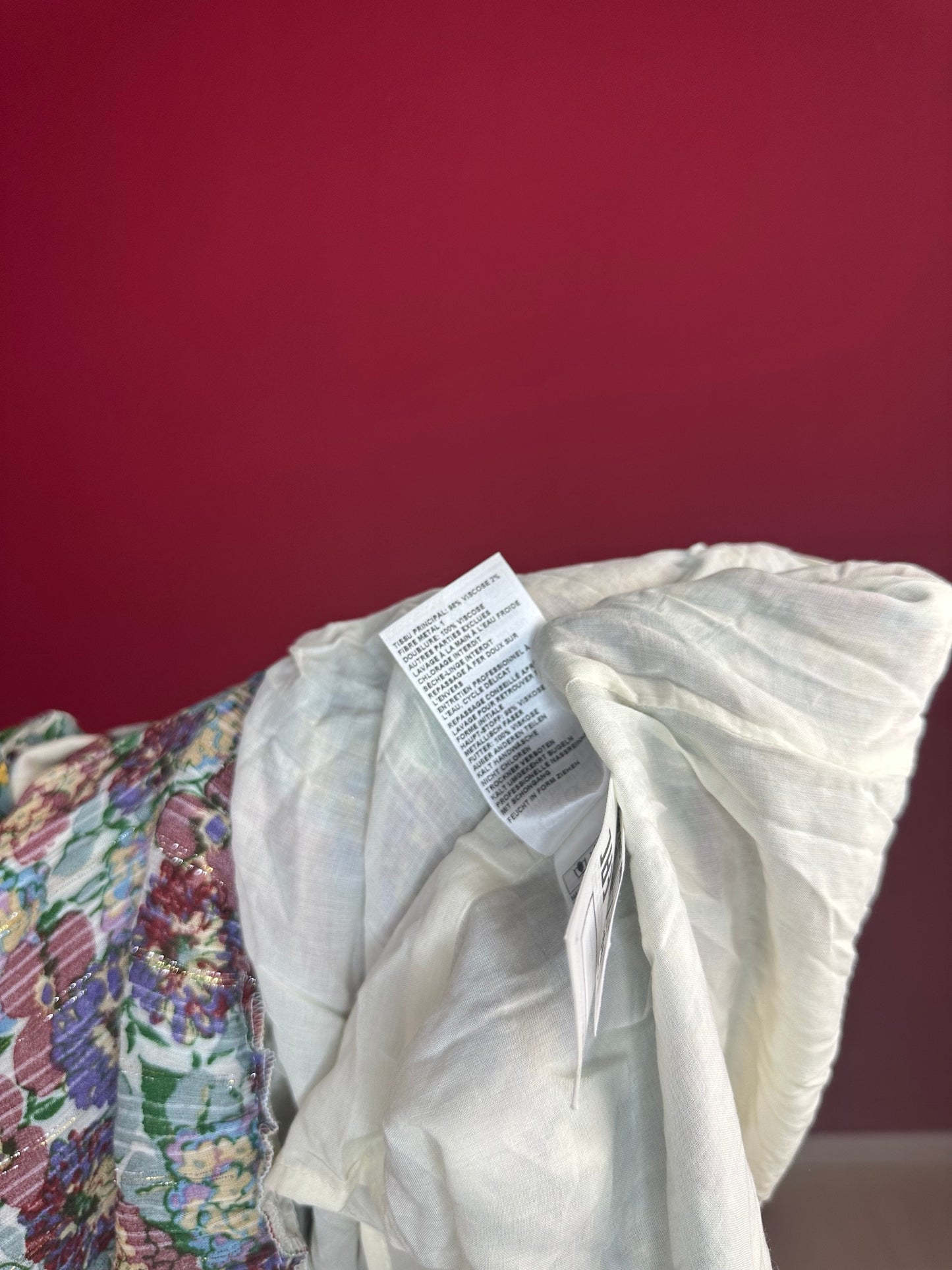 Jurk ba&sh maxi bloemenprint - Maat 3