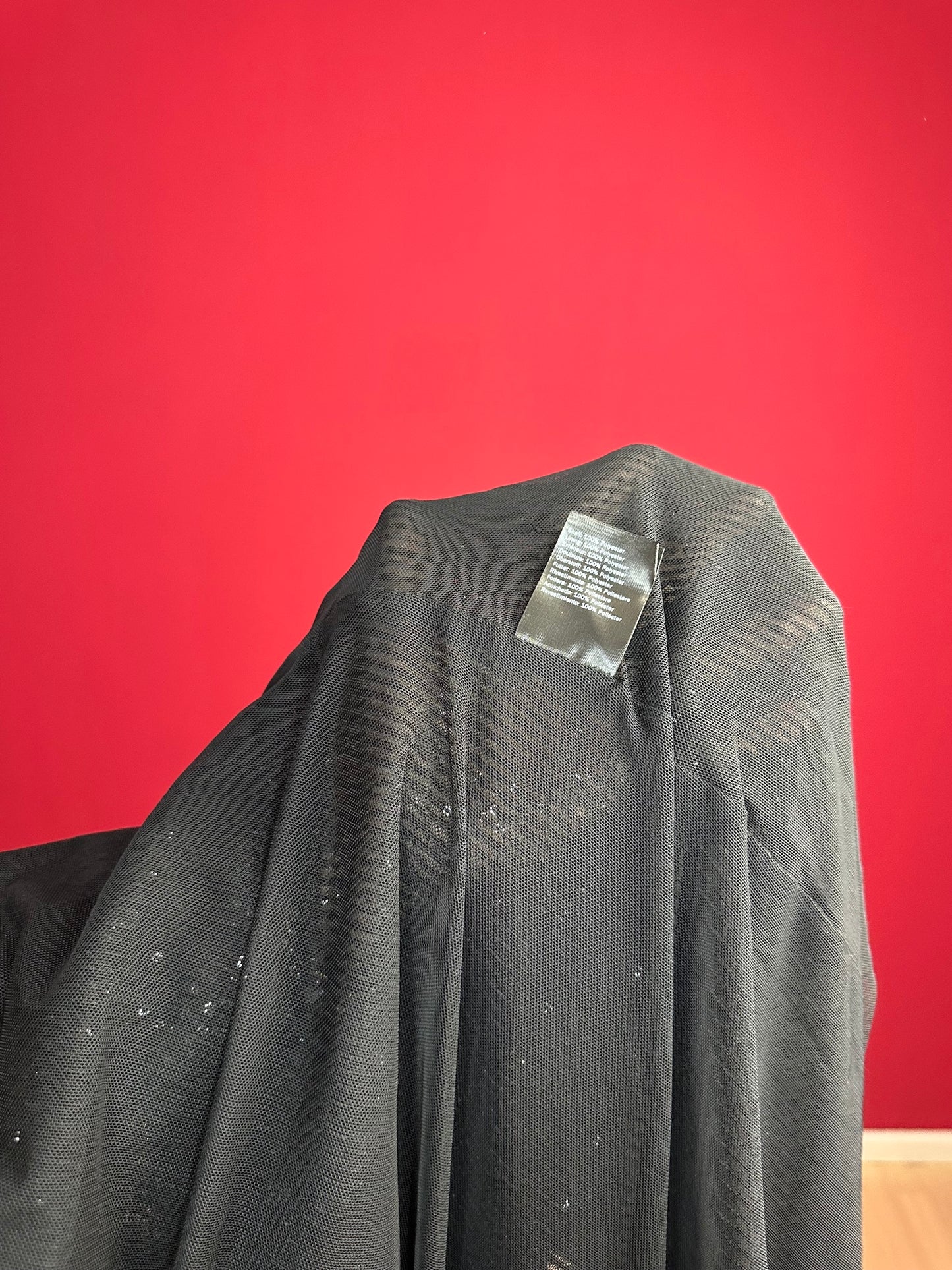 Jurk Second Female pailetten zwart - Maat XL