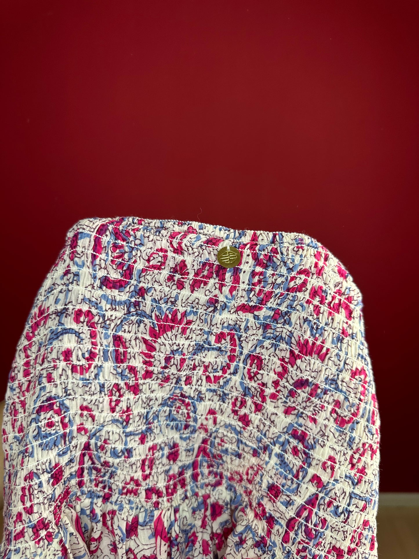 Jurk Antik Batik strapless Cherie - Maat L/XL
