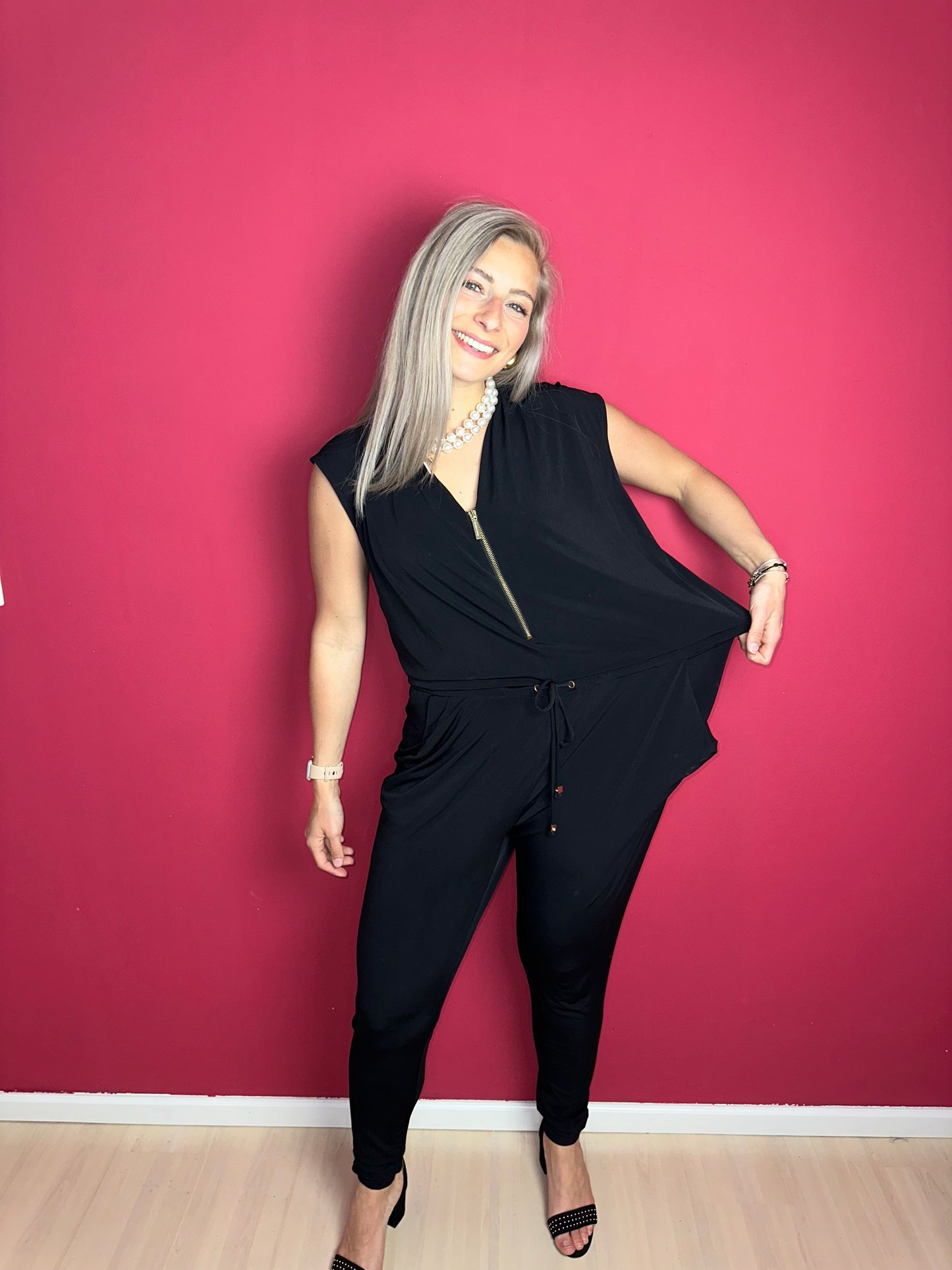 Jumpsuit Michael Kors zwart - Maat L