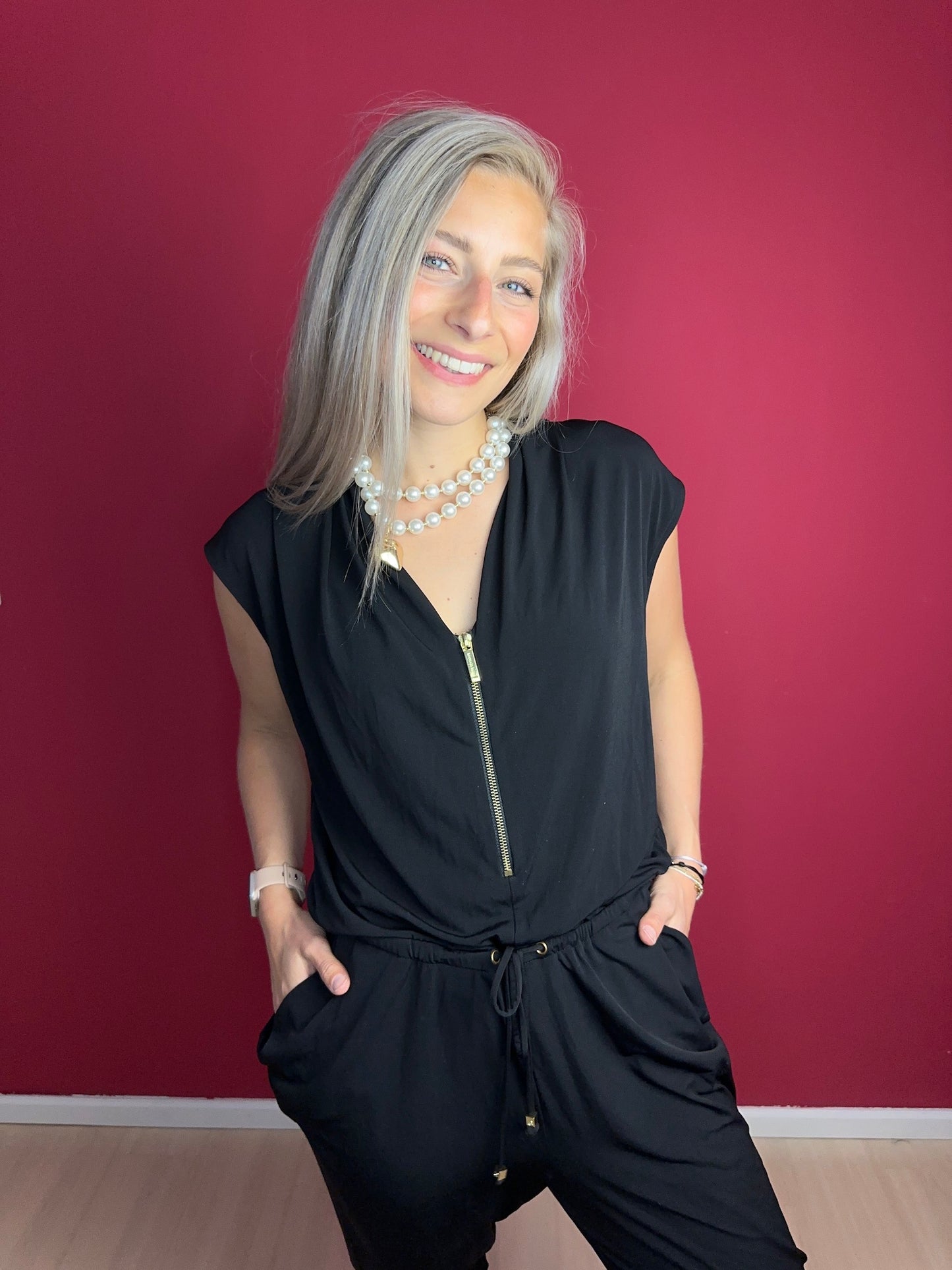 Jumpsuit Michael Kors zwart - Maat L
