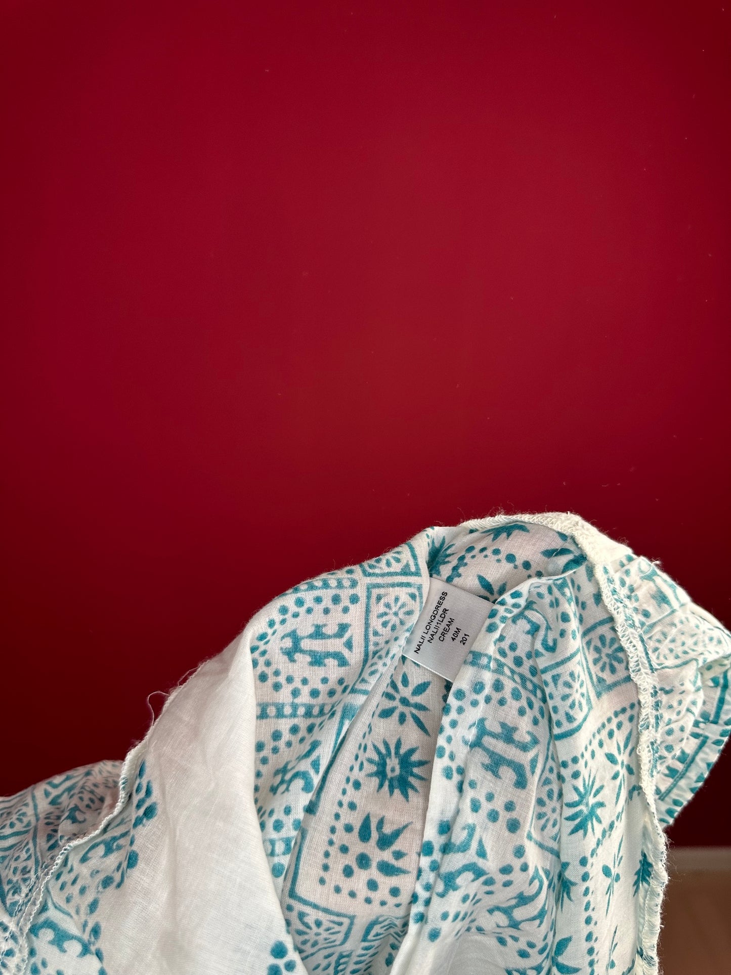 Jurk Antik Batik turquoise - Maat M/L