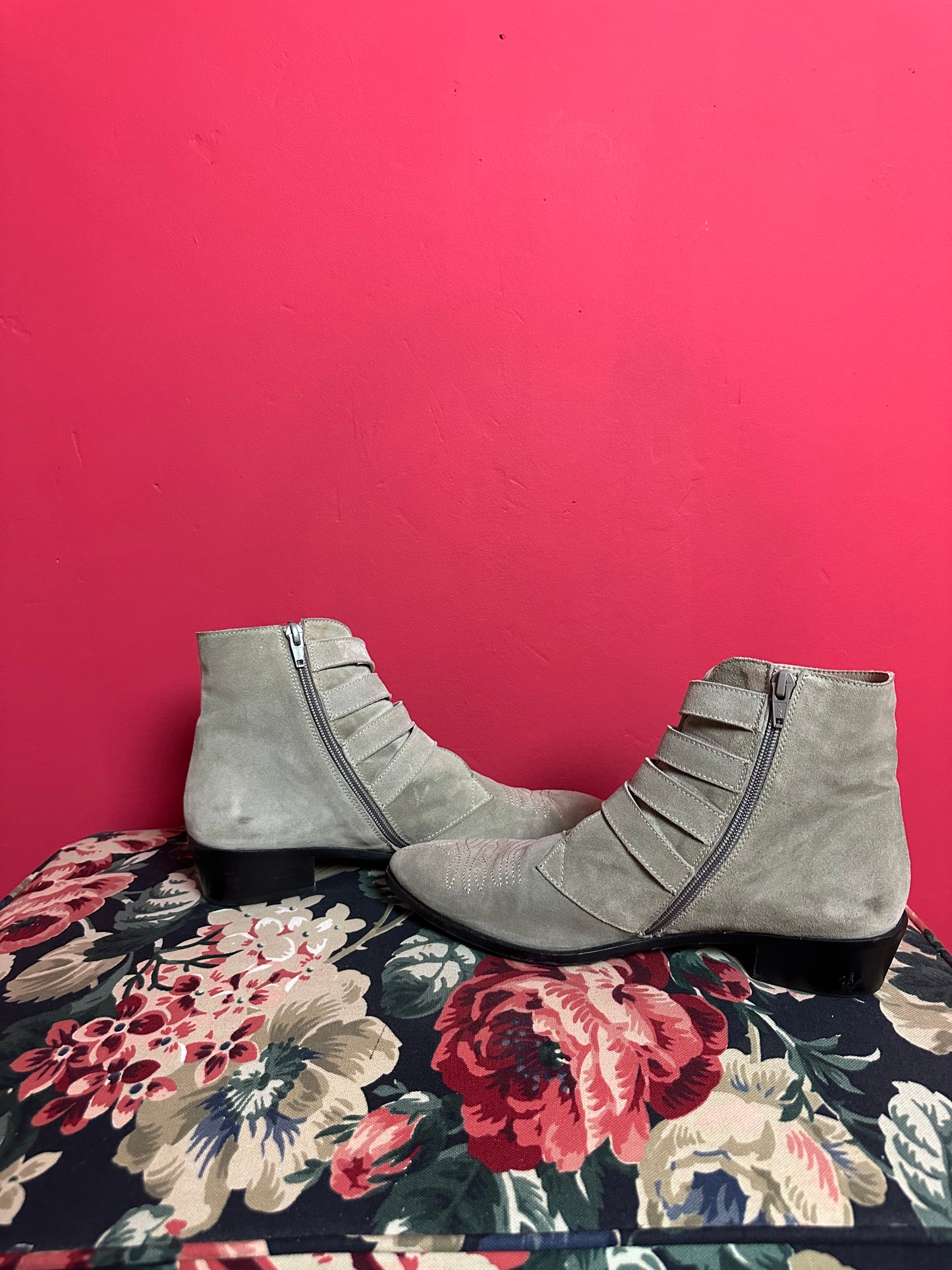 Bottines Toral à boucles, grises