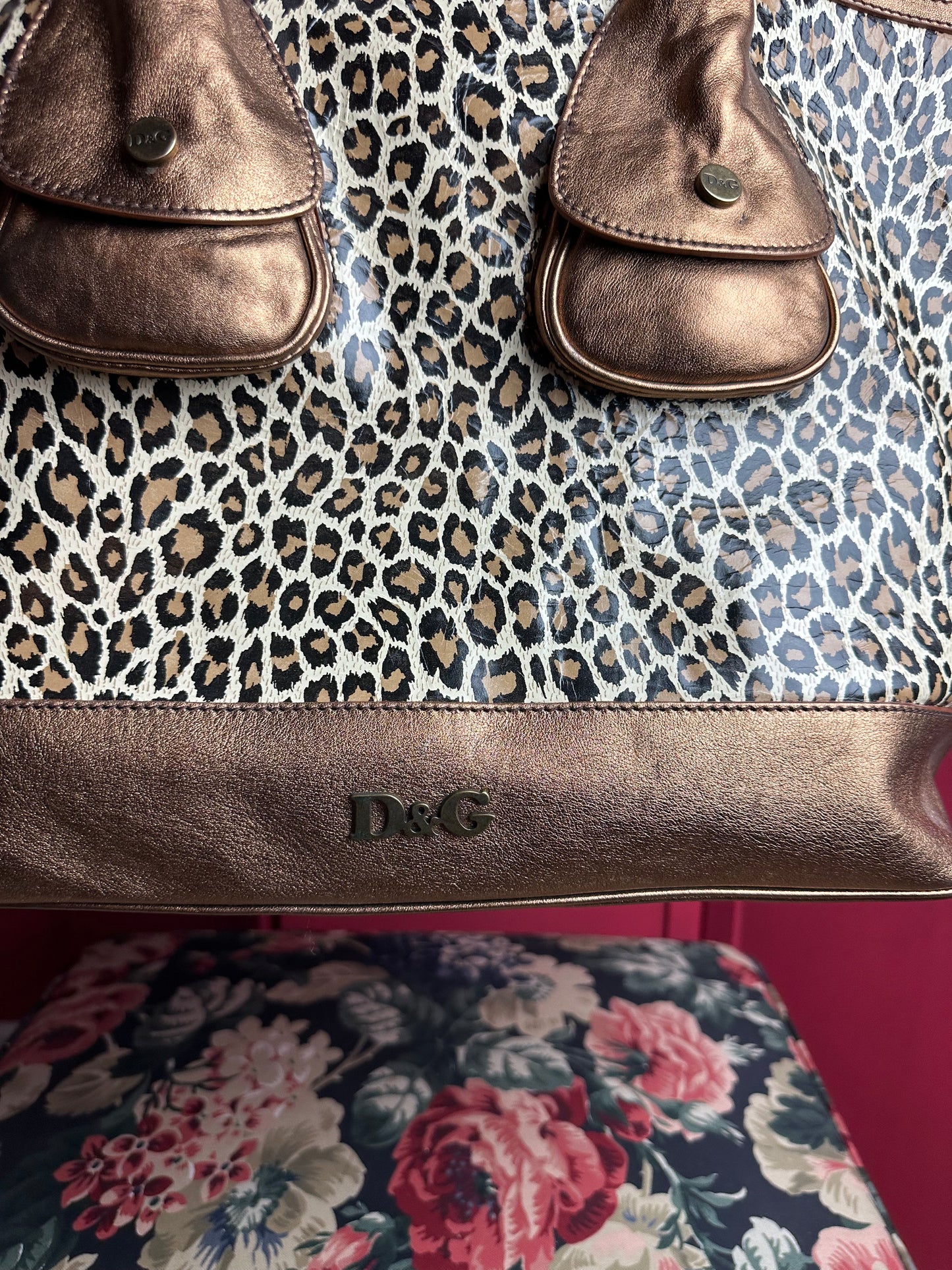 Sac à imprimé léopard Dolce & Gabbana