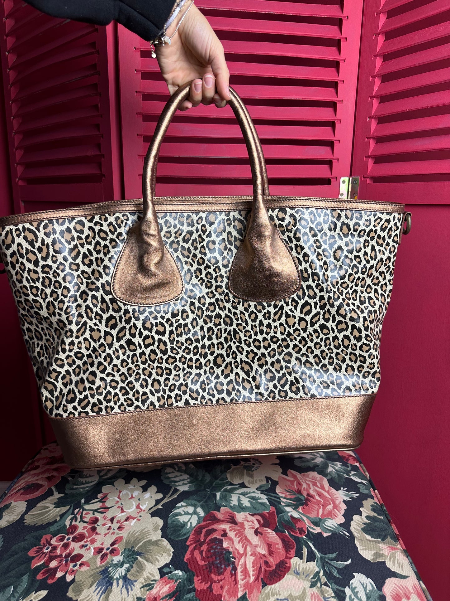 Sac à imprimé léopard Dolce & Gabbana