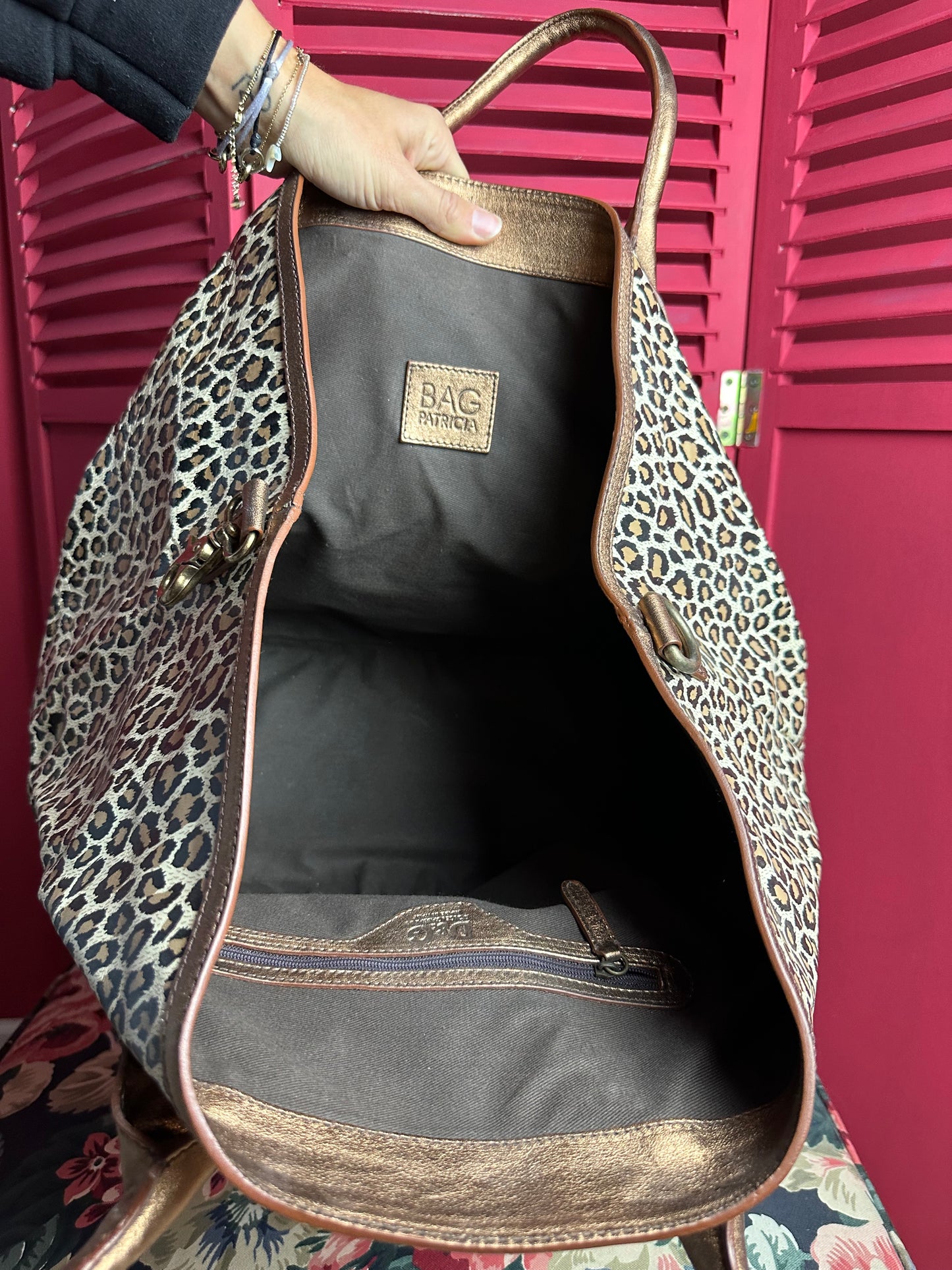 Sac à imprimé léopard Dolce & Gabbana