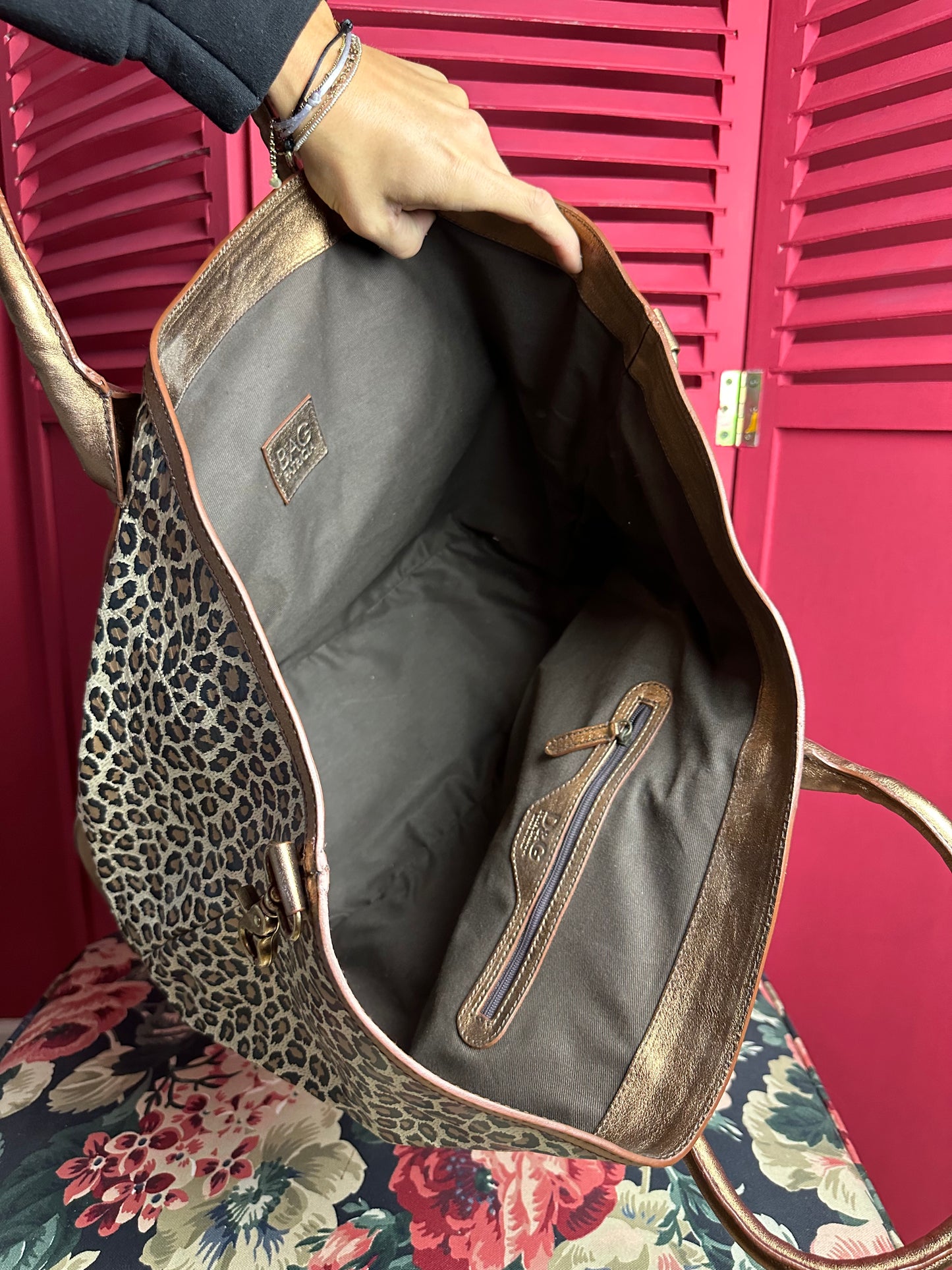 Sac à imprimé léopard Dolce & Gabbana