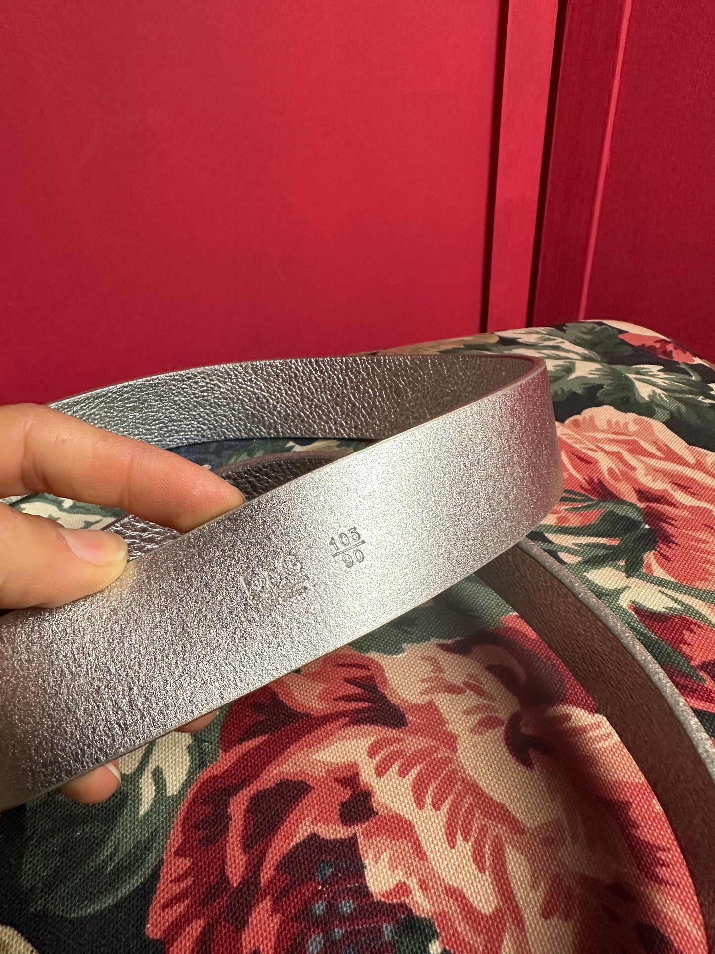 Ceinture Dolce&Gabbana argentée