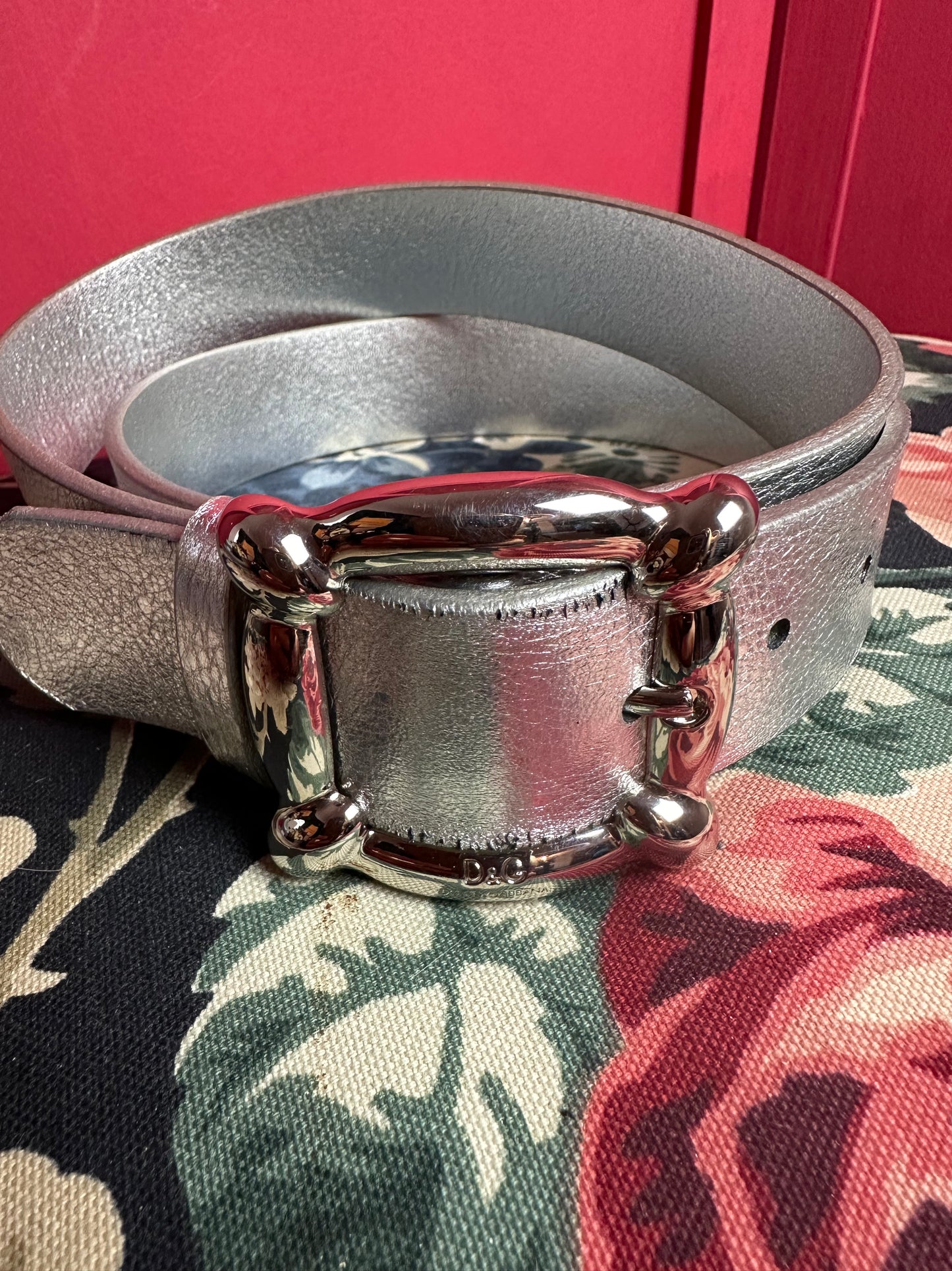Ceinture Dolce&Gabbana argentée