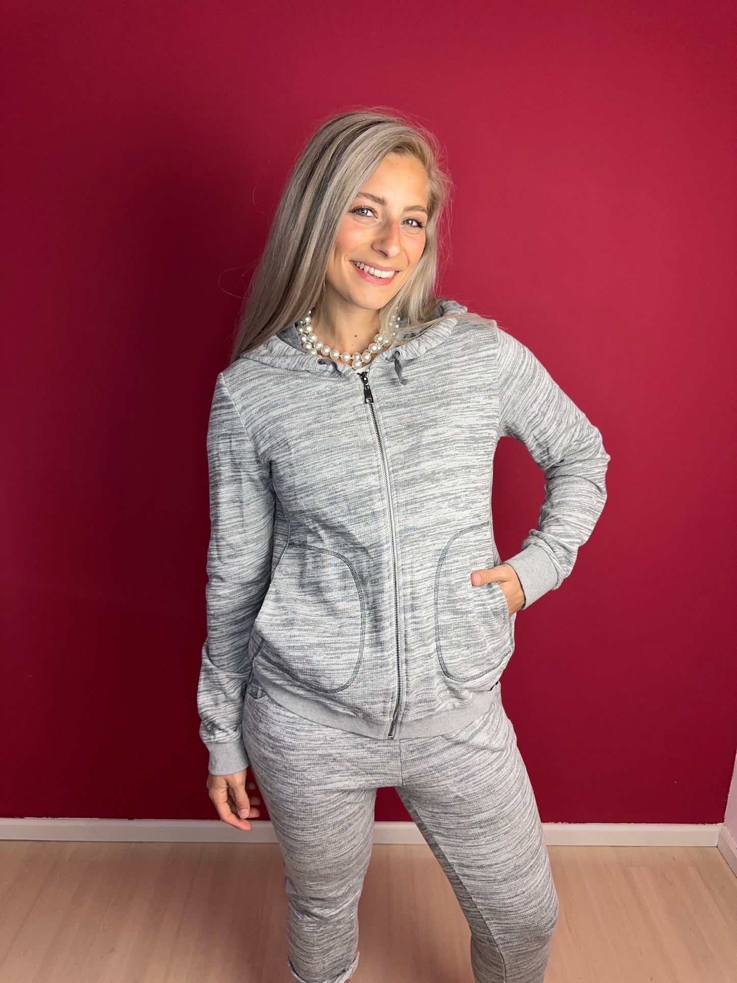 2-delige set LIU JO jogging grijs - Maat XL