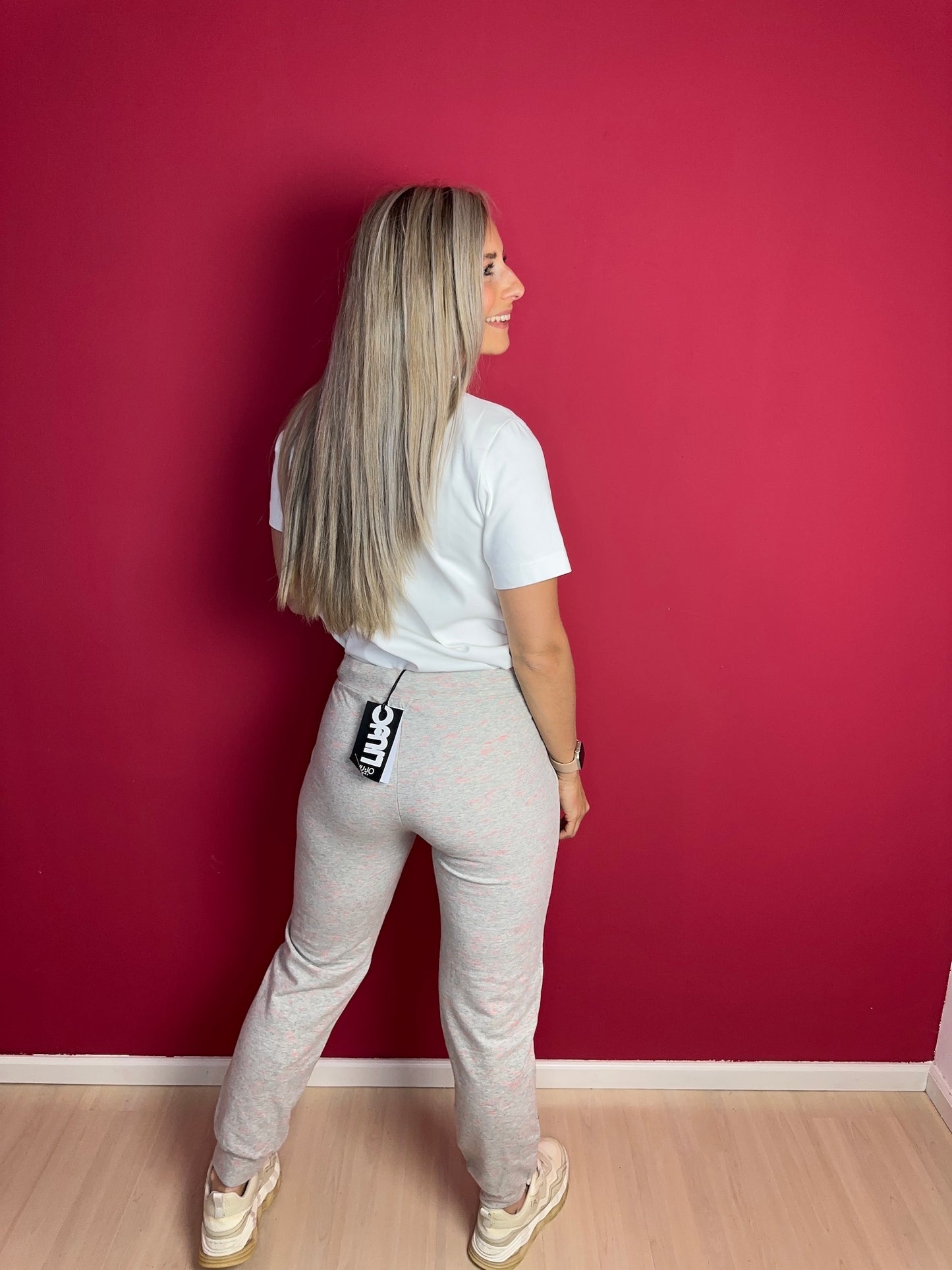 2-delige set Liu Jo jogging grijs/roze - Maat 42