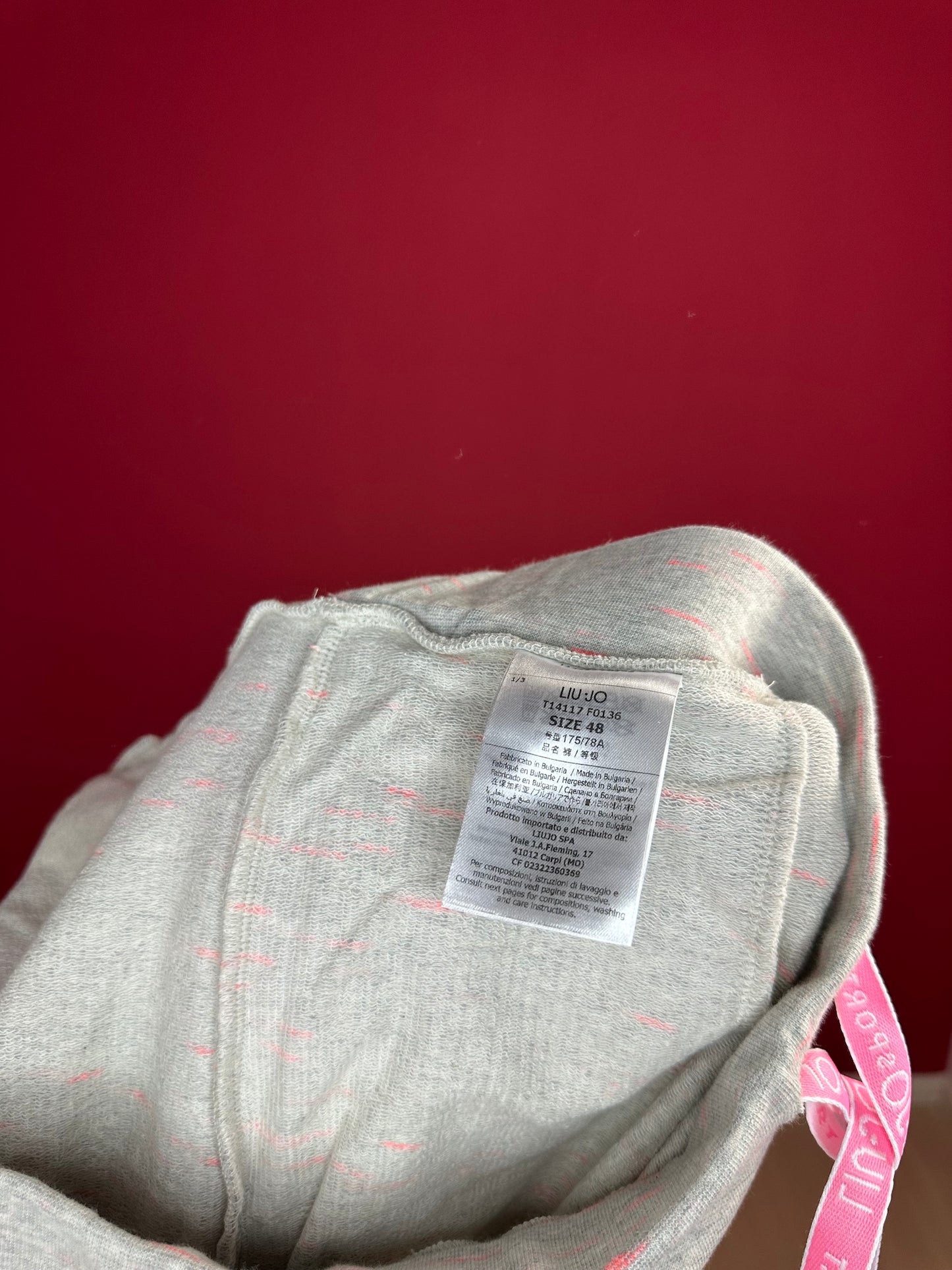 2-delige set Liu Jo jogging grijs/roze - Maat 42