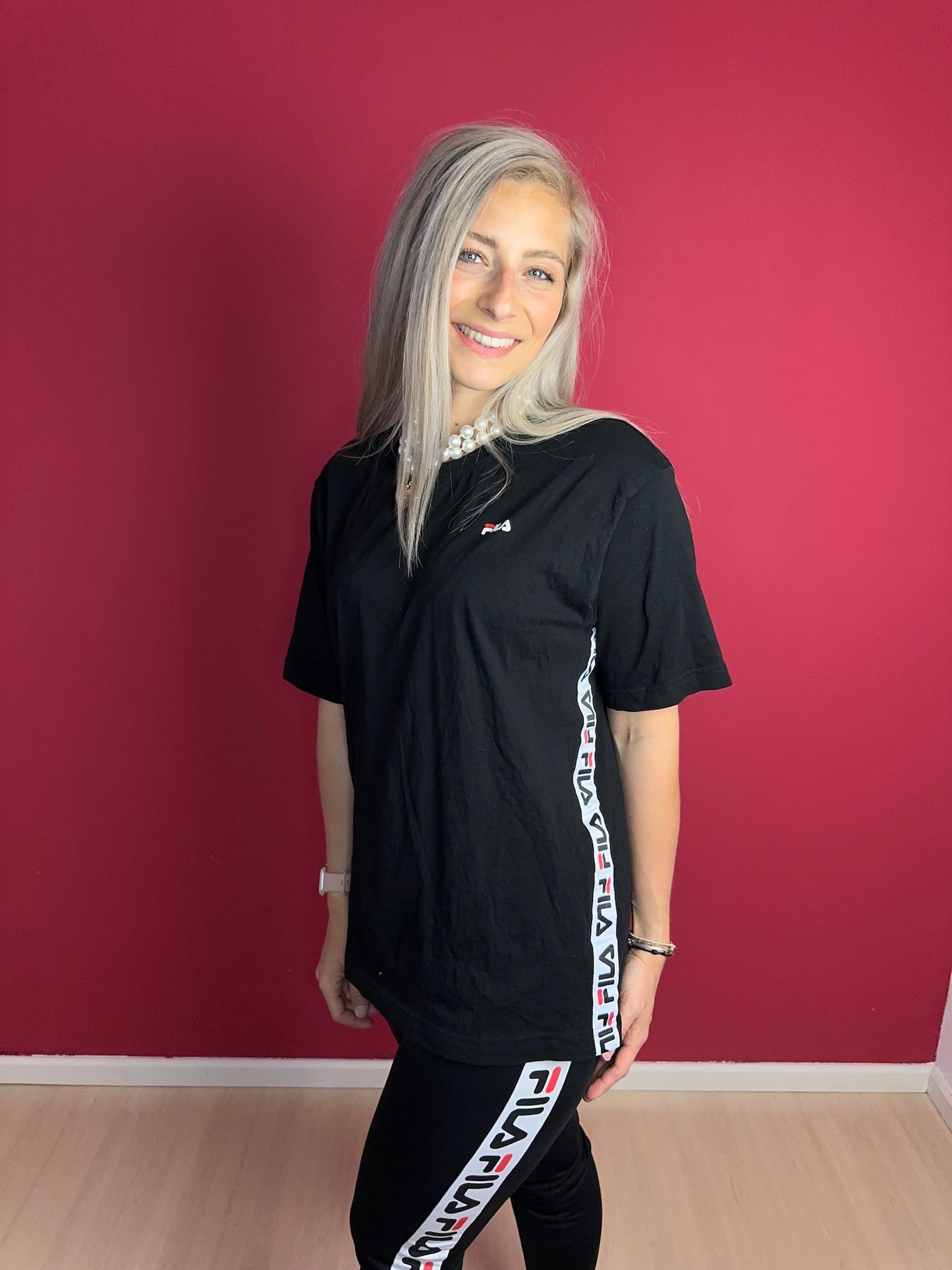 2-delige set FILA zwart - Maat XL