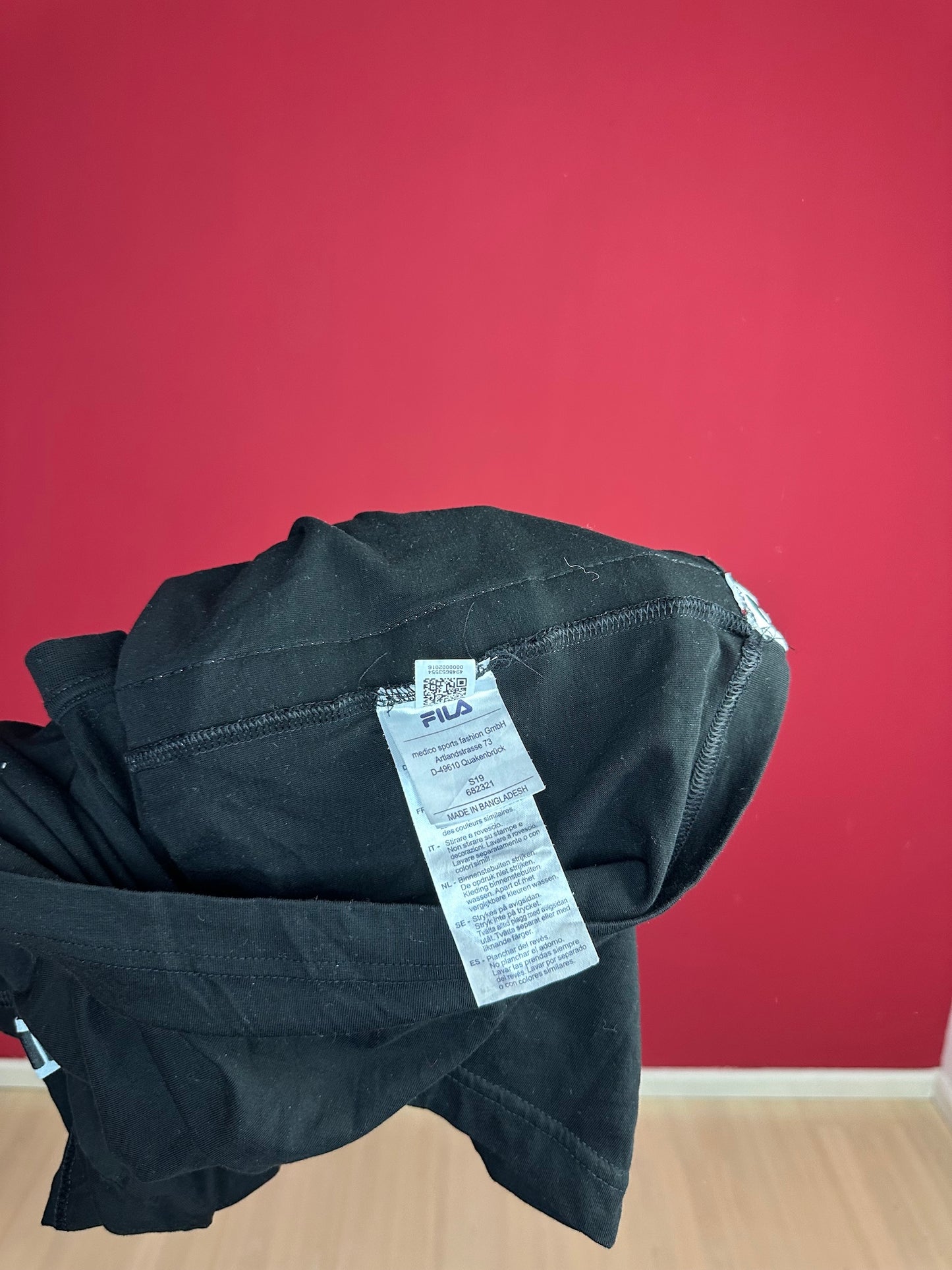 2-delige set FILA zwart - Maat XL