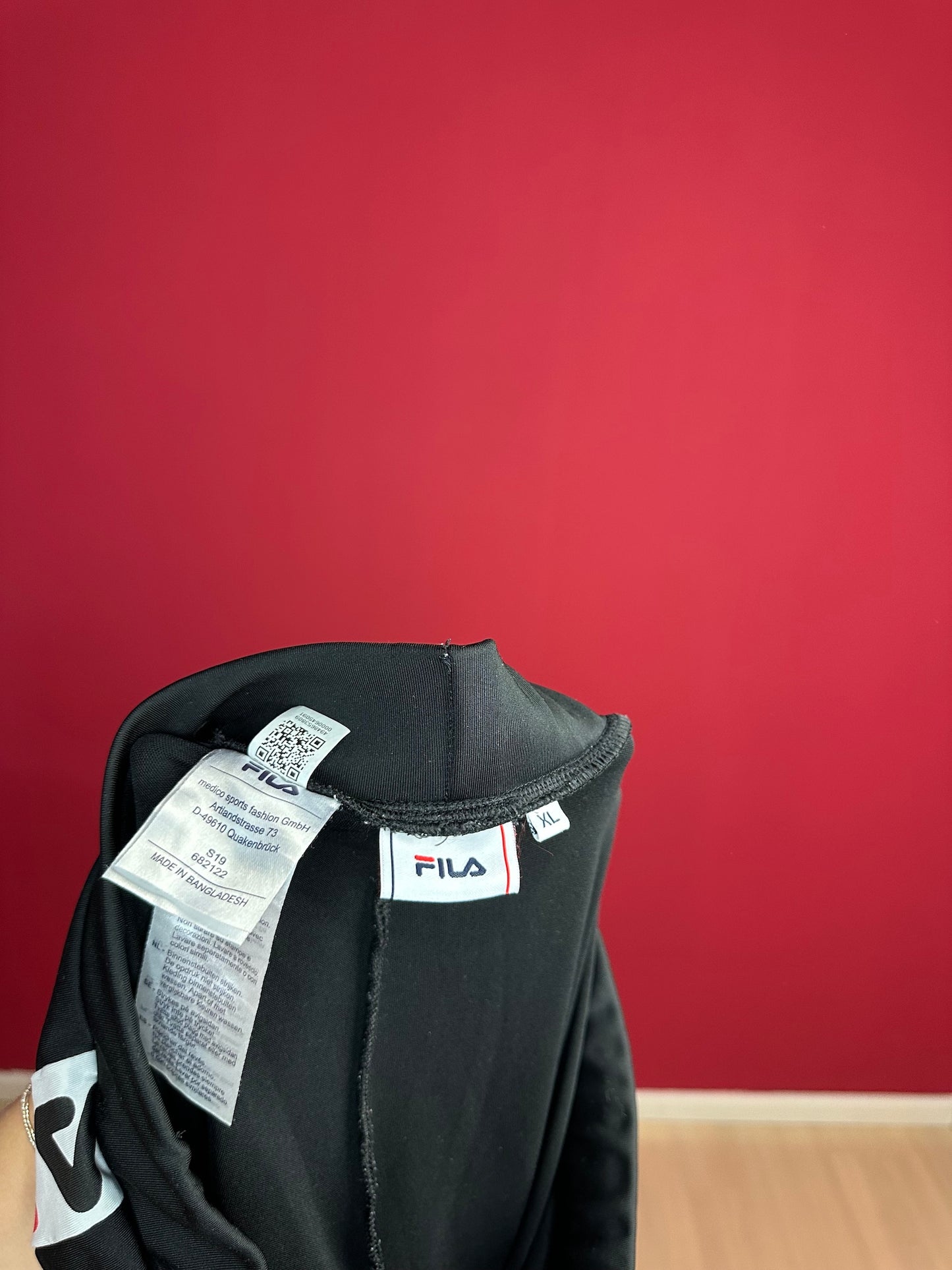 2-delige set FILA zwart - Maat XL