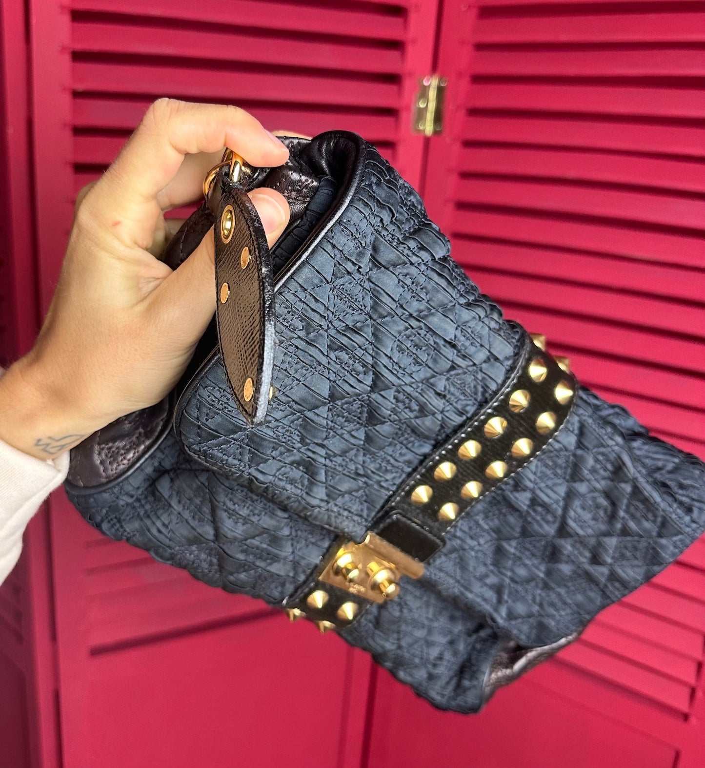 Louis Vuitton Coquette clutch zwart
