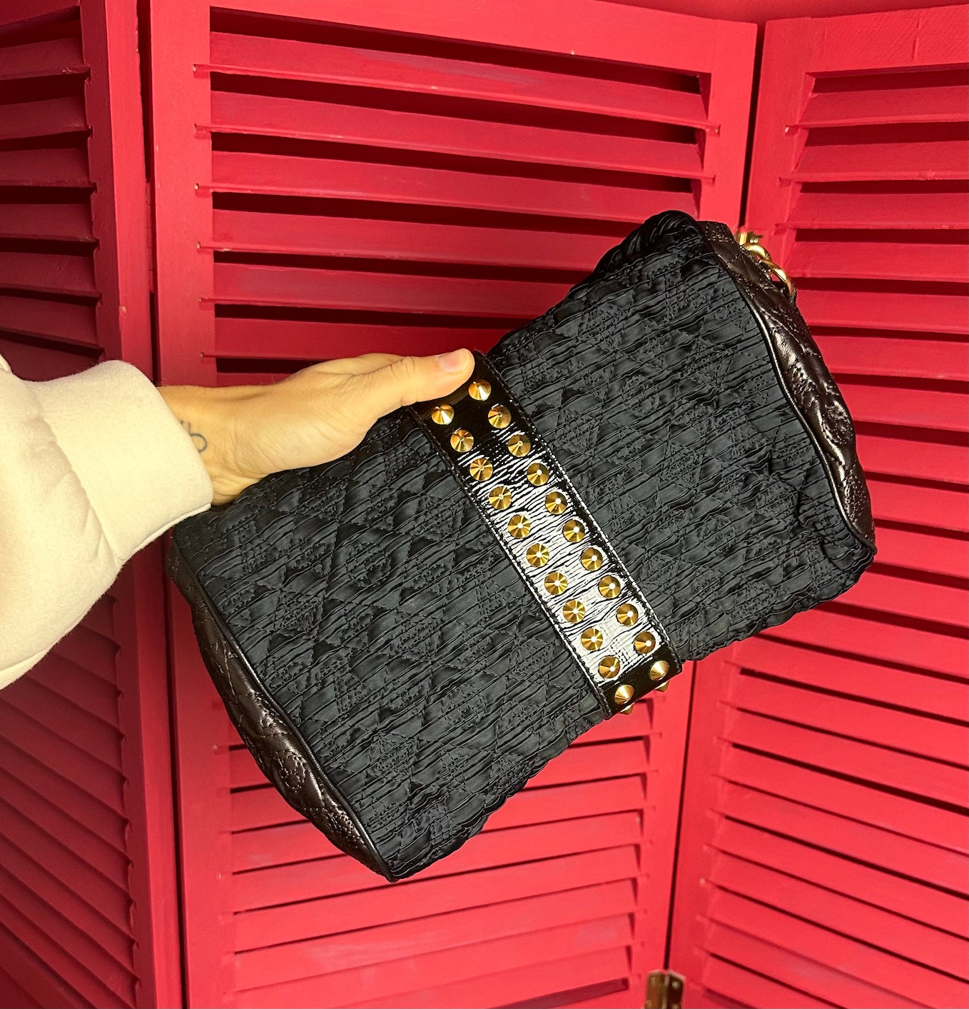 Louis Vuitton Coquette clutch zwart