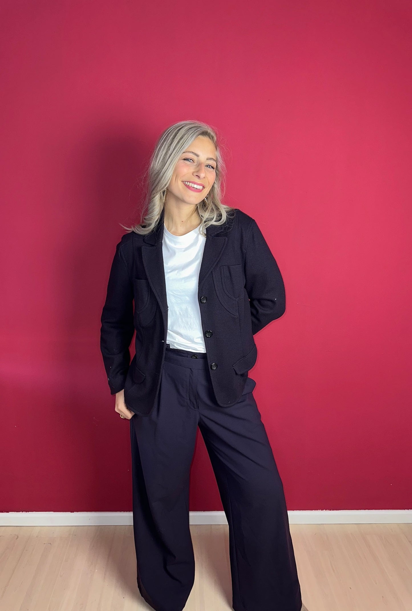Blazer Marc Cain paars - Maat 5