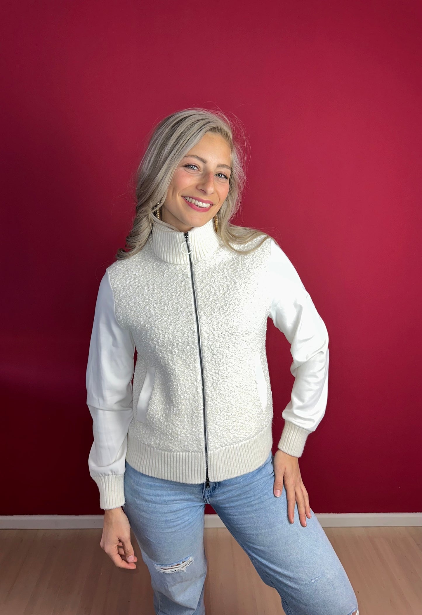 Vest Marc Cain crème - Maat 4