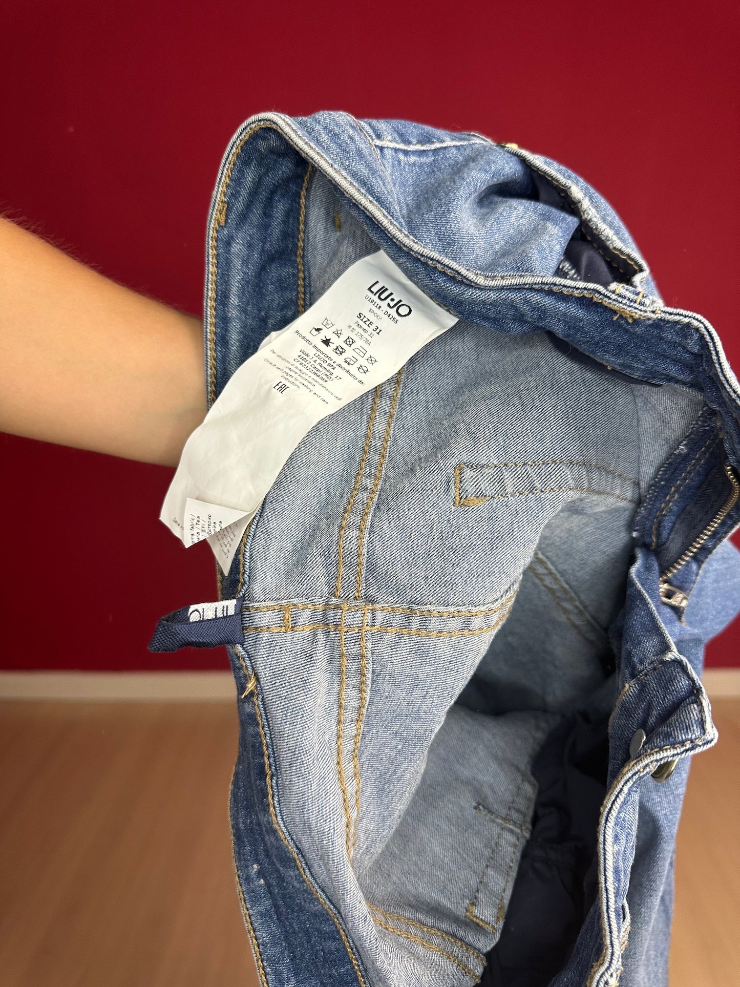 Jeans Liu Jo strass - Maat 31