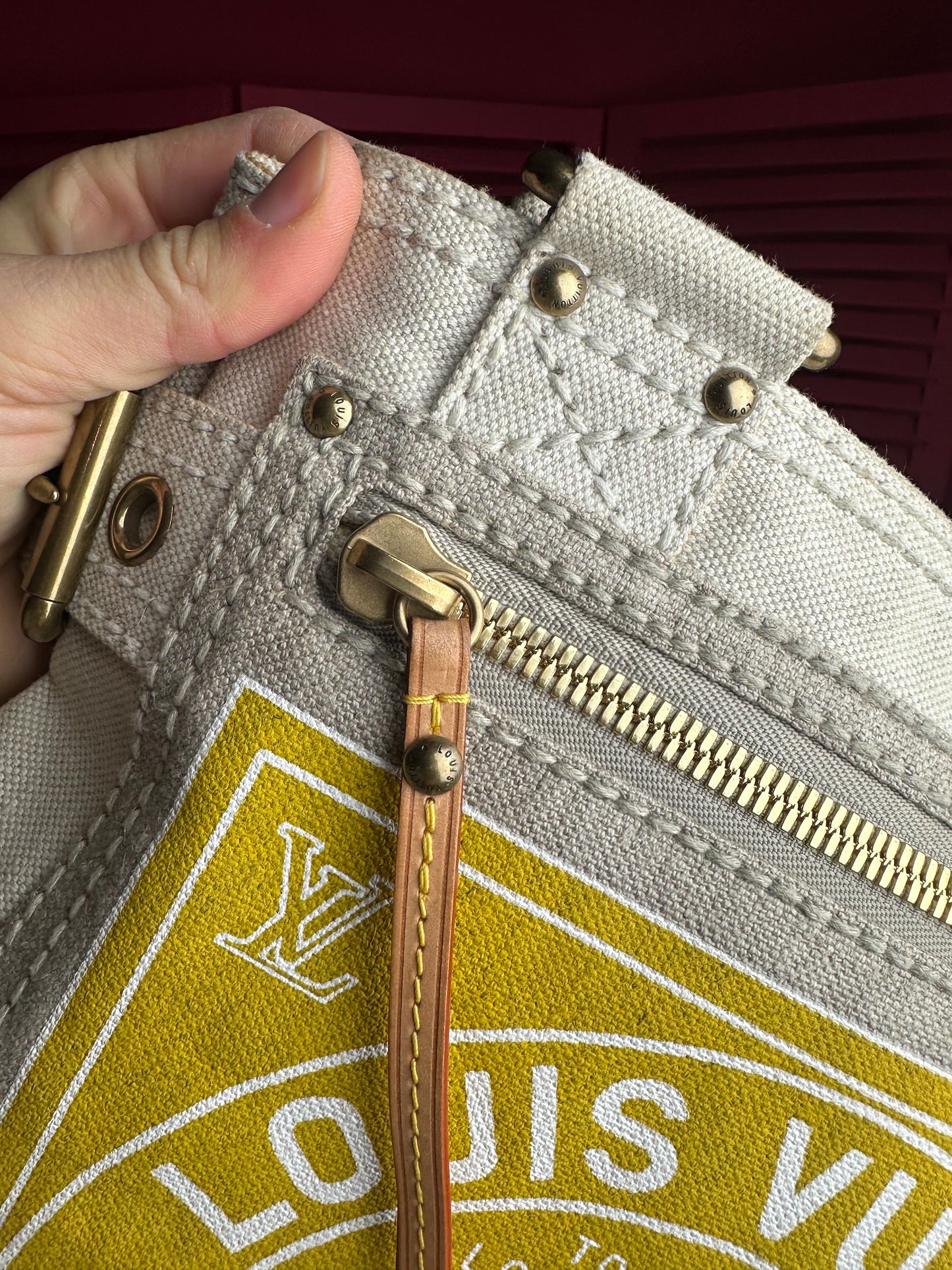 Louis Vuitton Globe shopper bag tote beige