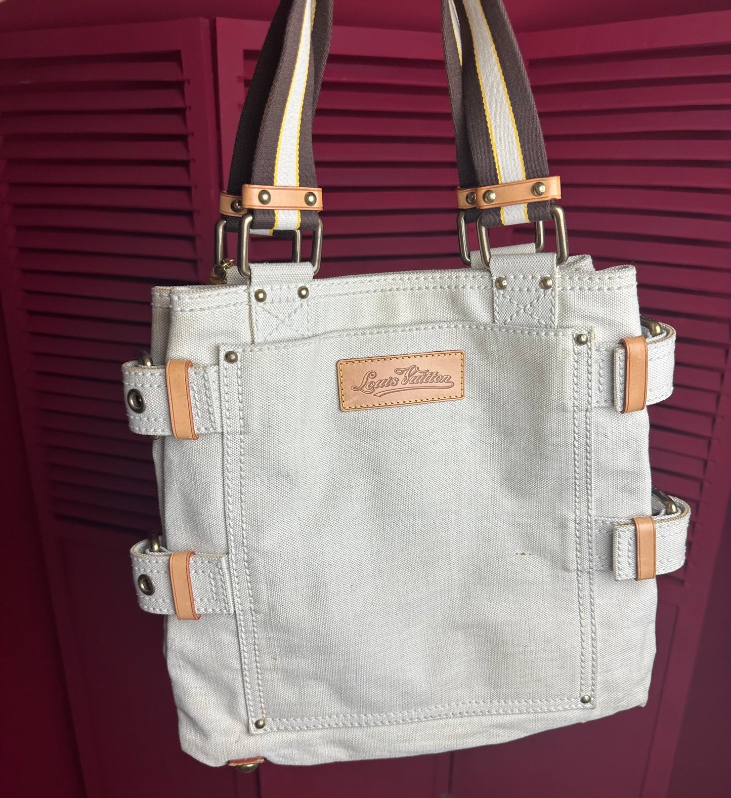 Louis Vuitton Globe shopper bag tote beige