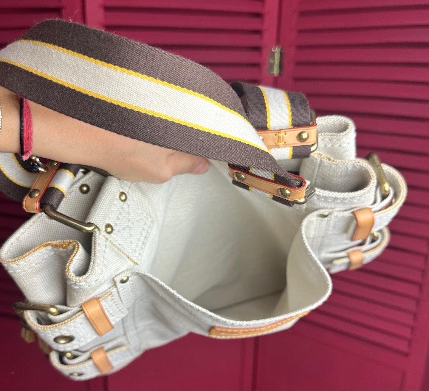 Louis Vuitton Globe shopper bag tote beige