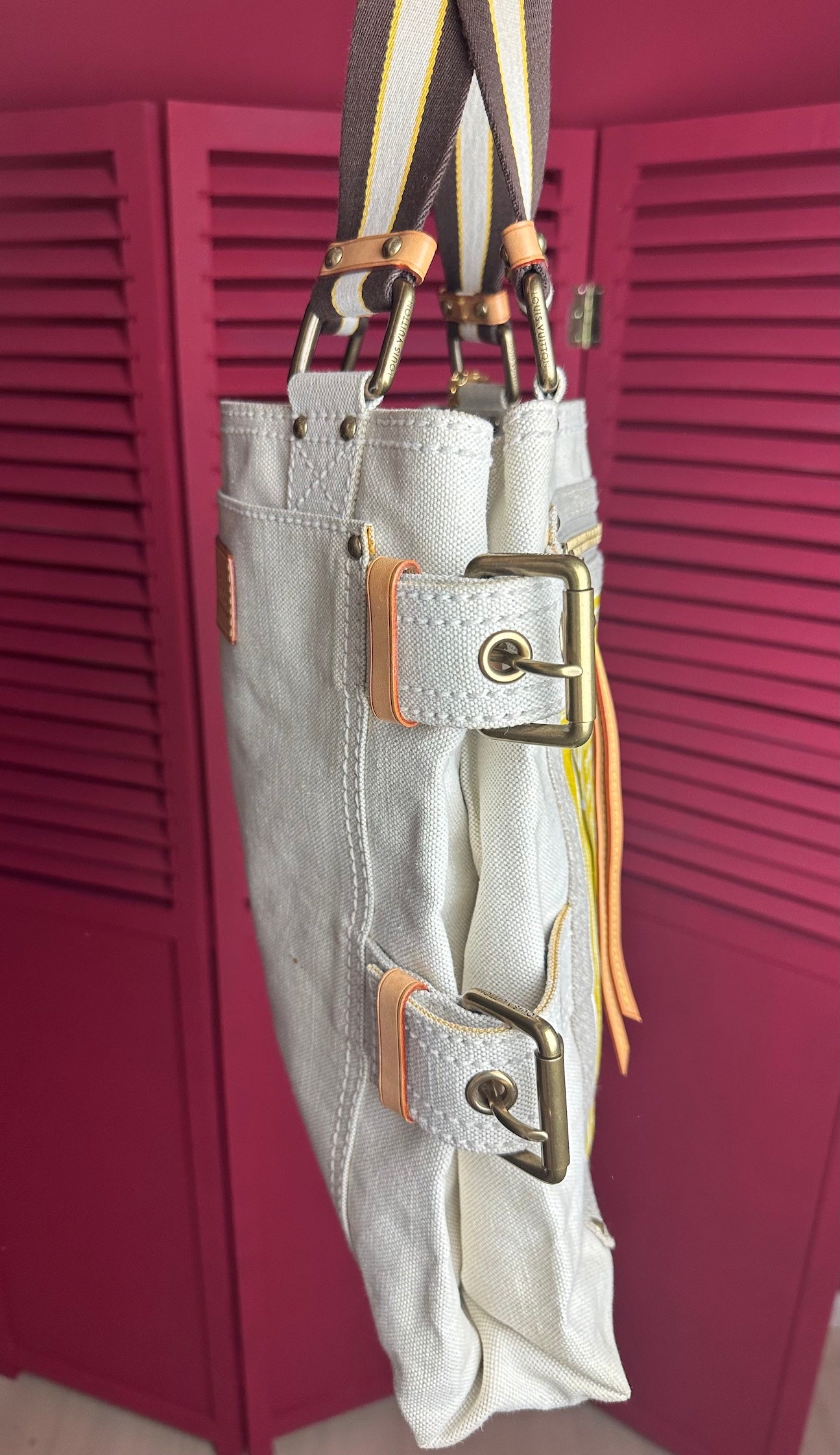 Louis Vuitton Globe shopper bag tote beige