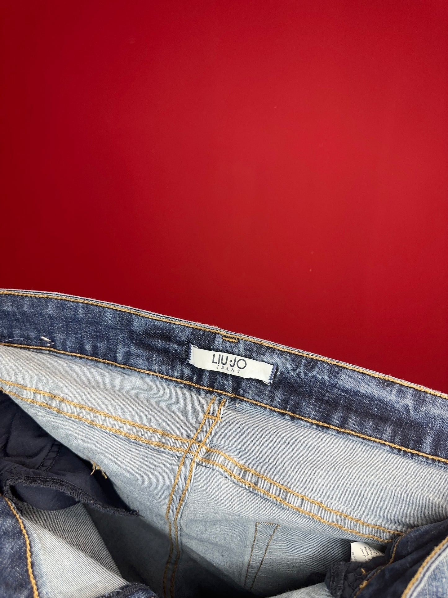 Jeans Liu Jo strass stenen roze - Maat 32